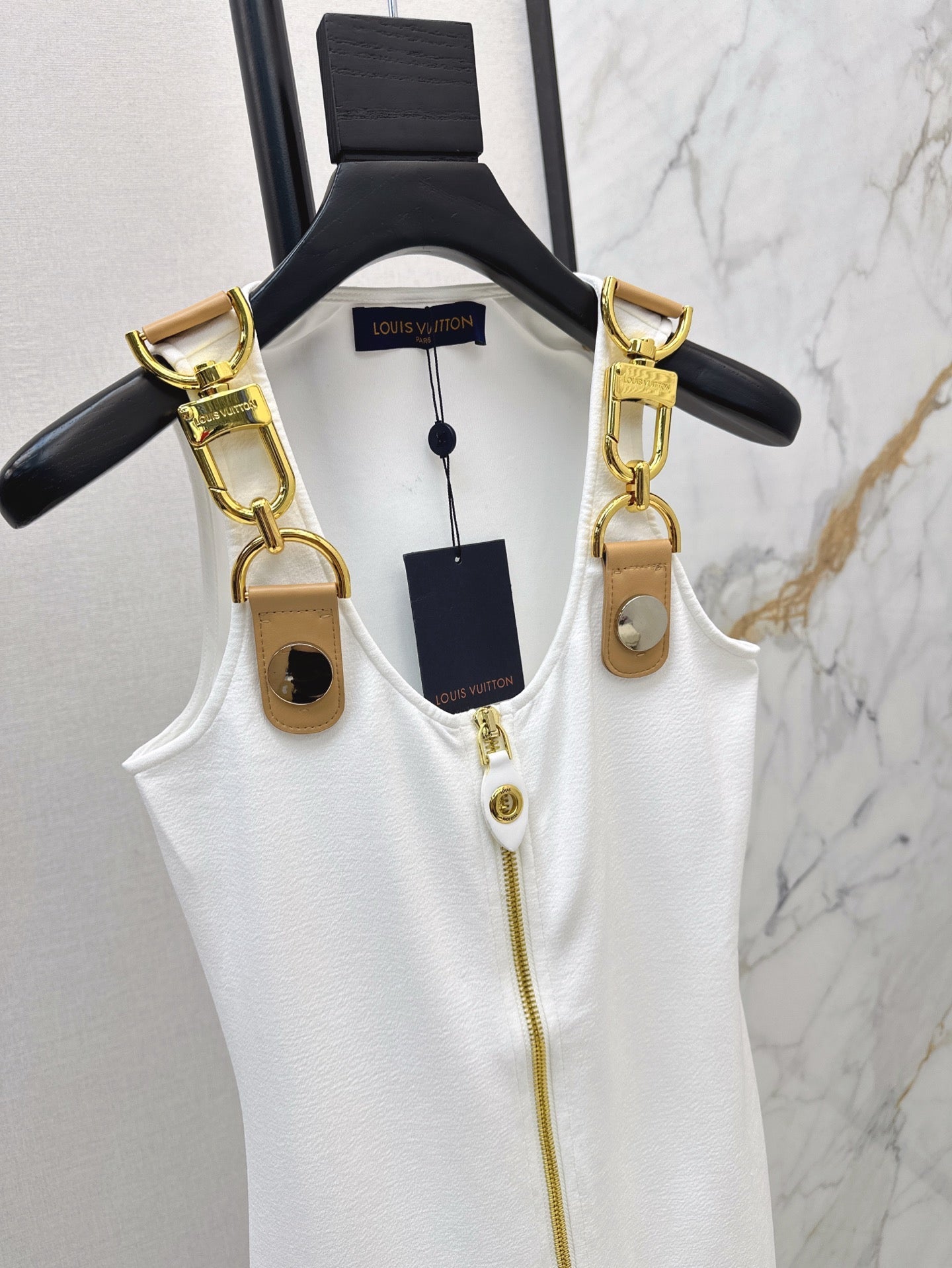 L 25ss metallic slip dress