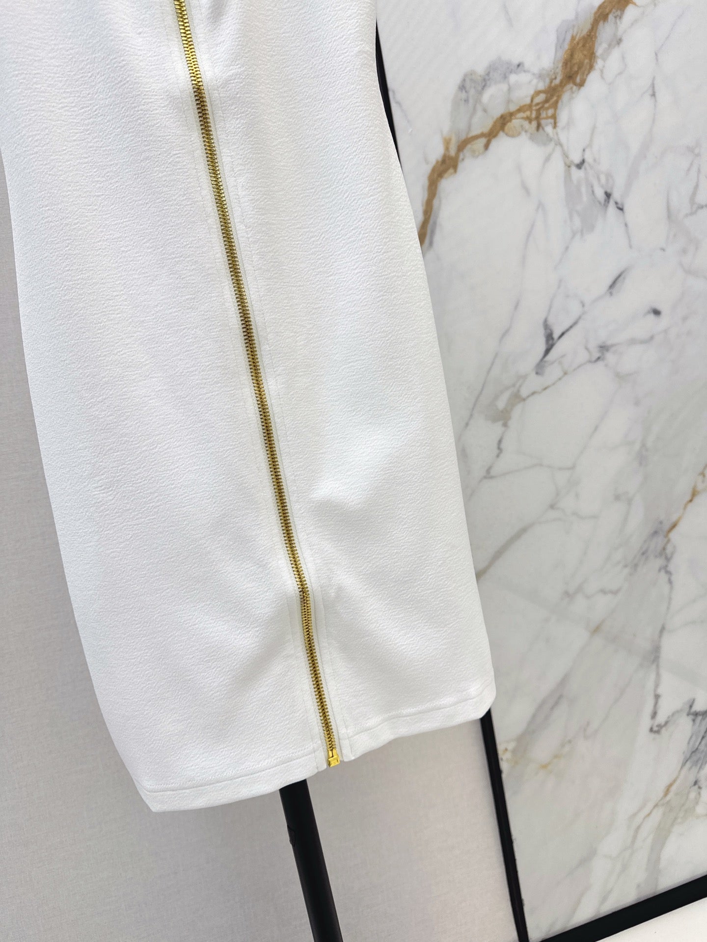 L 25ss metallic slip dress
