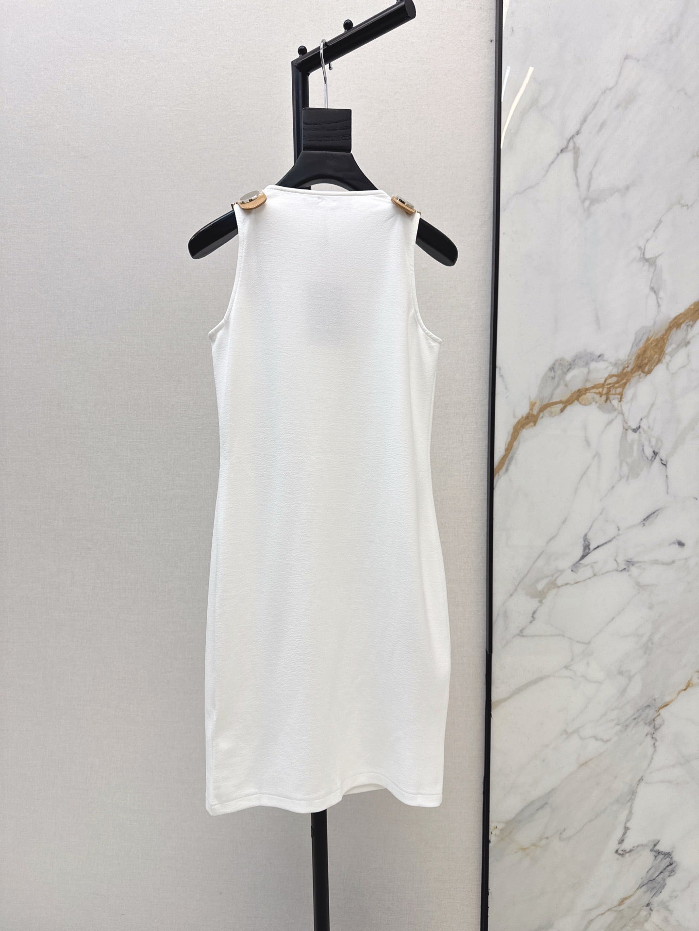 L 25ss metallic slip dress