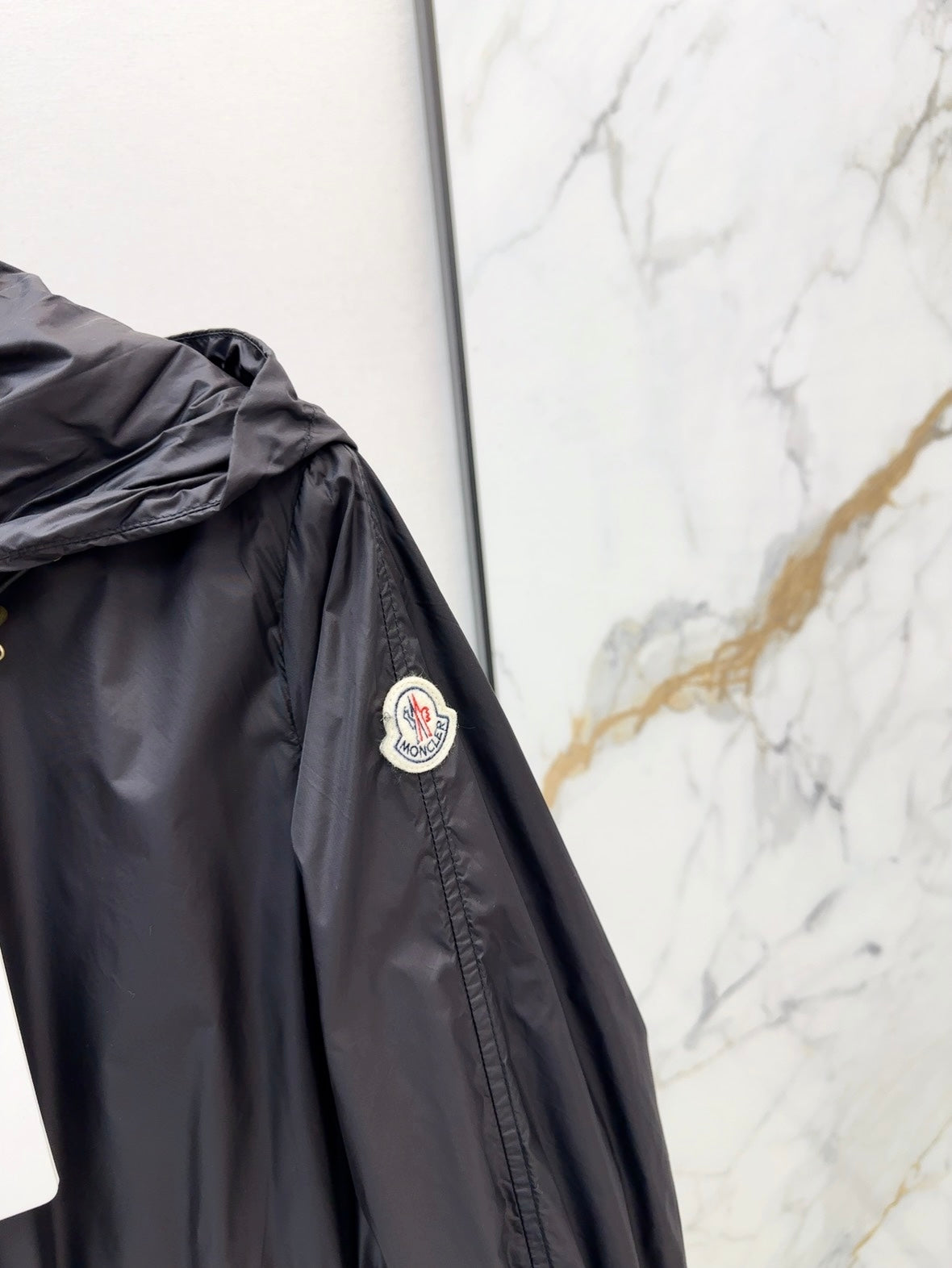 Mo 25ss hooded long coat parkas