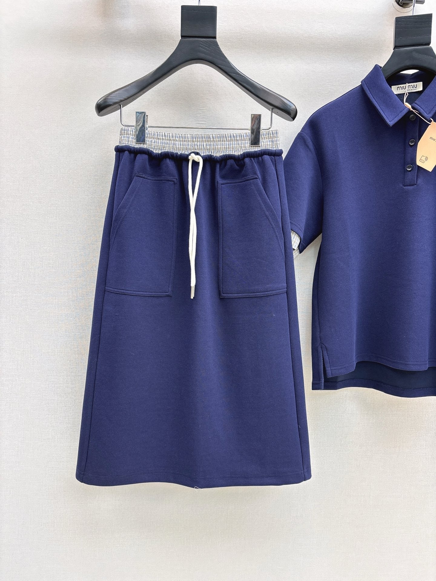 Mi 25ss polo skirt set