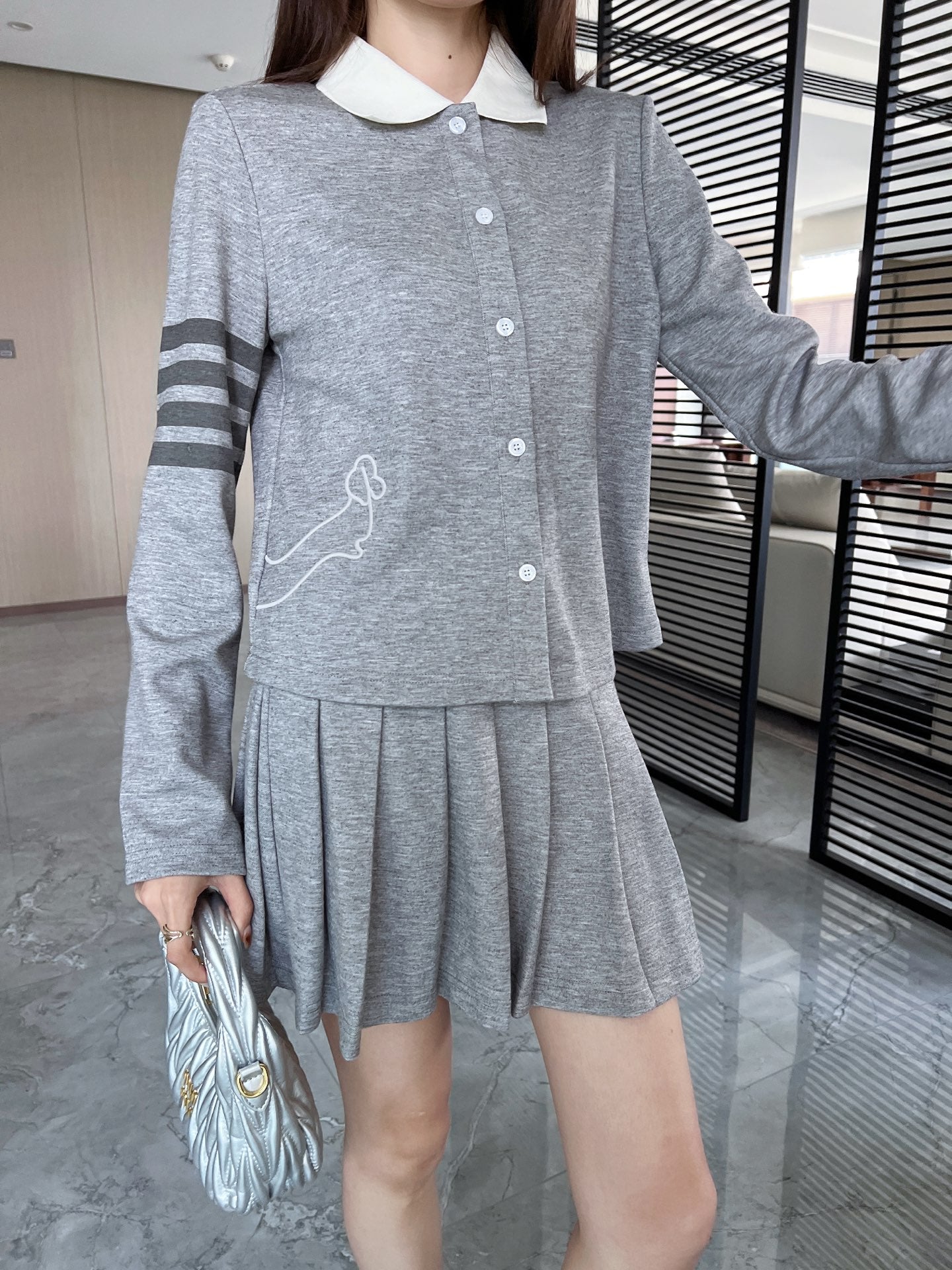 Th 25ss preppy suit