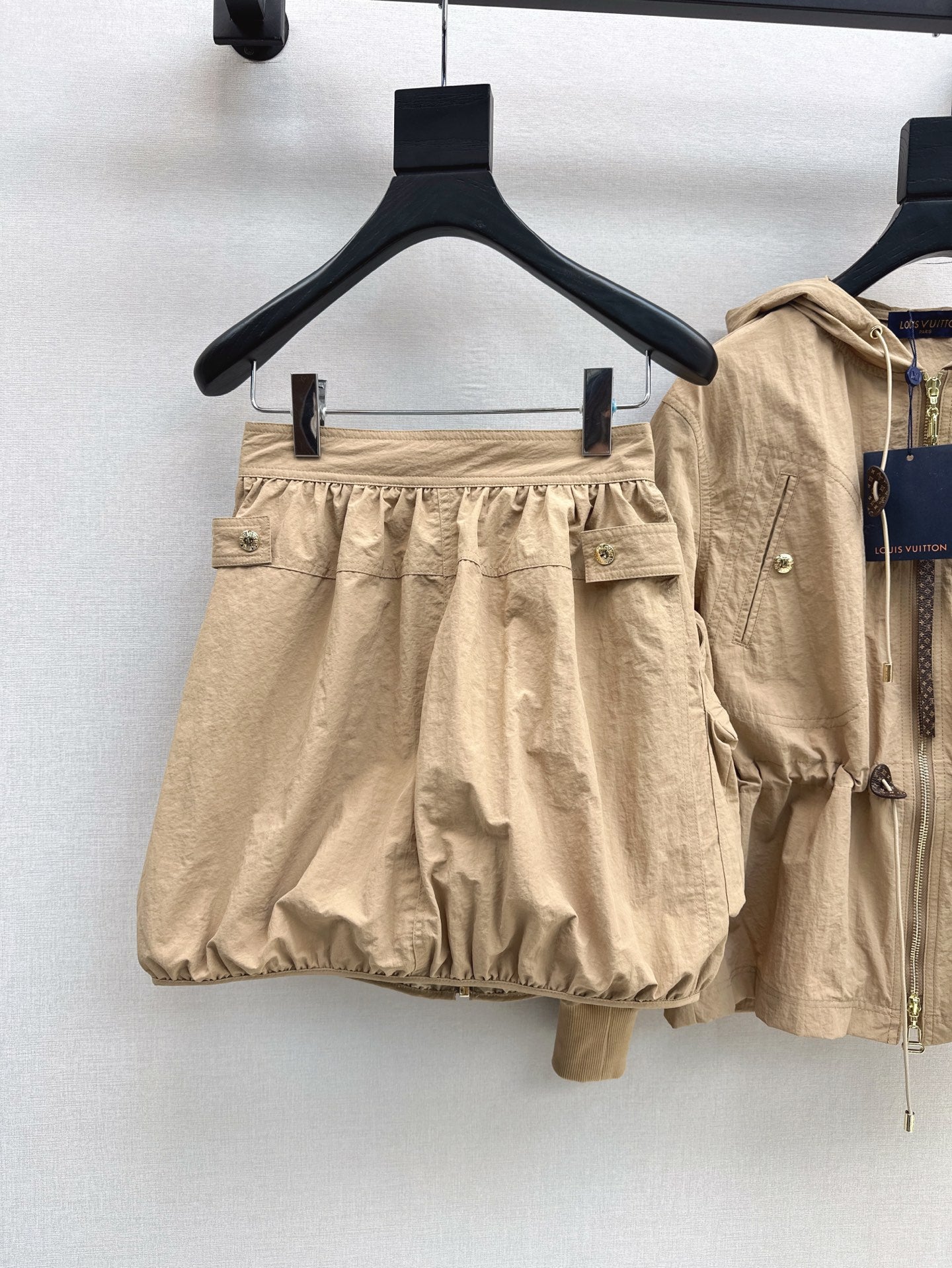 L 25ss drawstring coat set