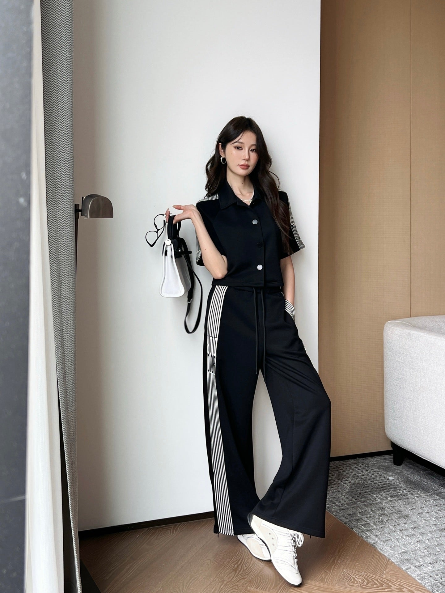 D 25ss webbing pants