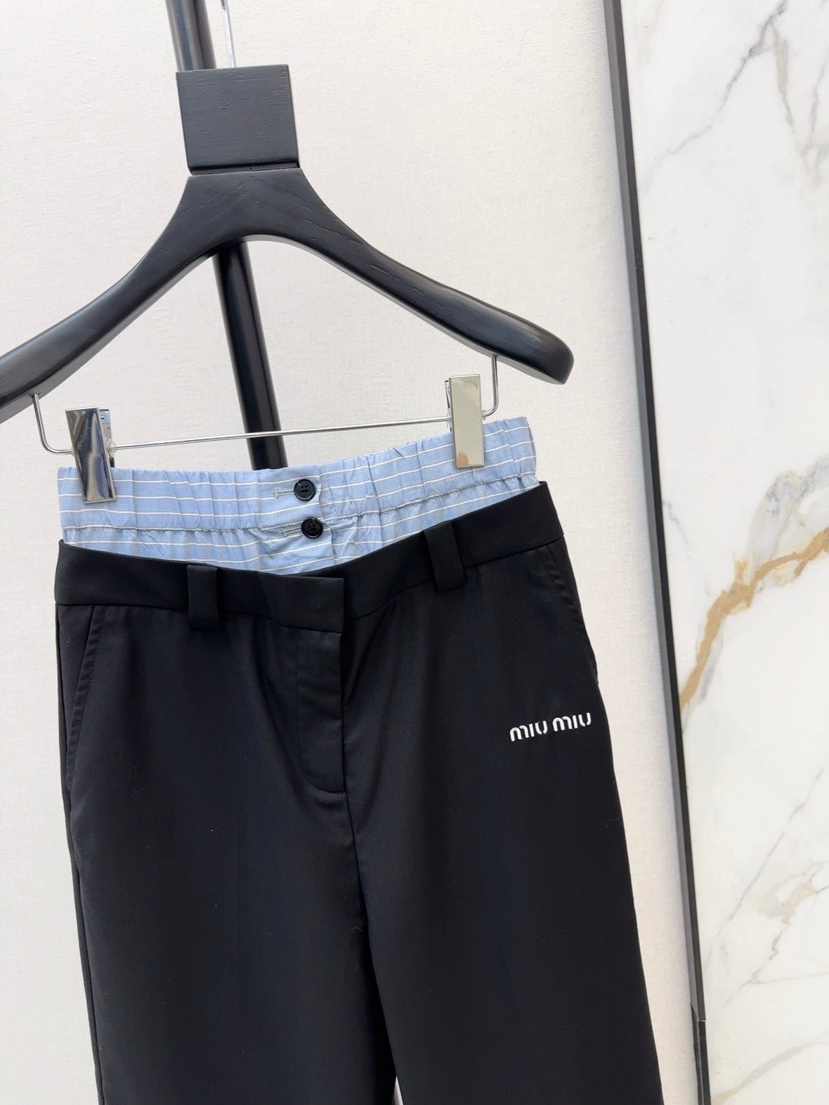 Mi 25ss embroider pants