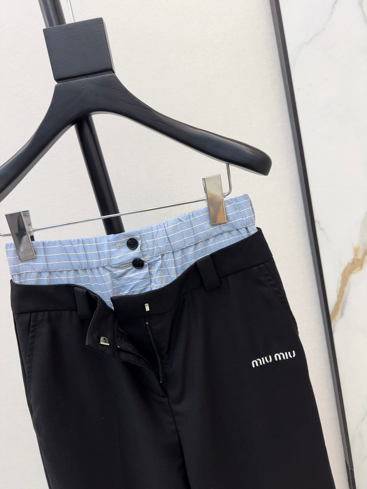 Mi 25ss embroider pants