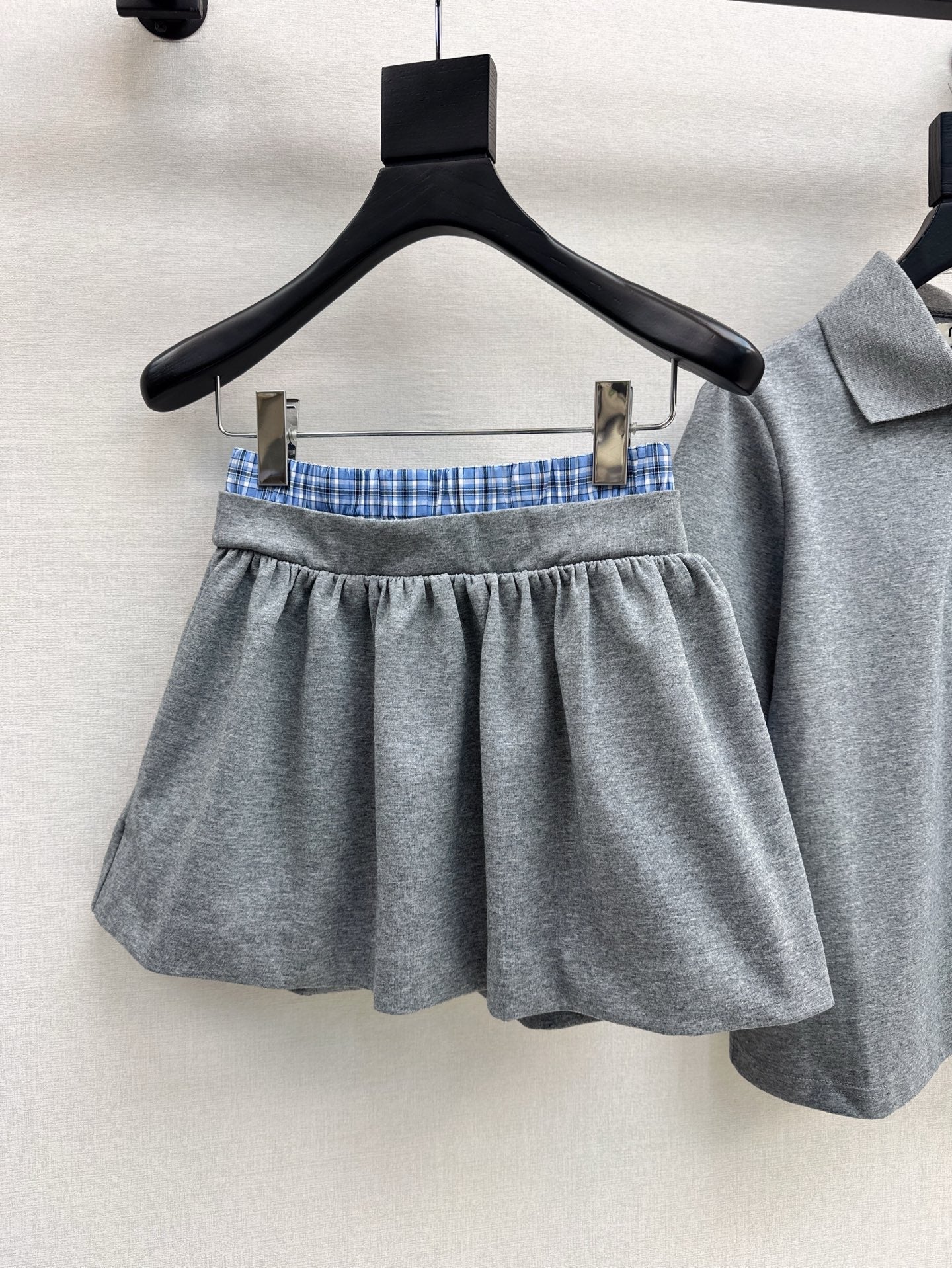 Mi 25ss polo skirt set