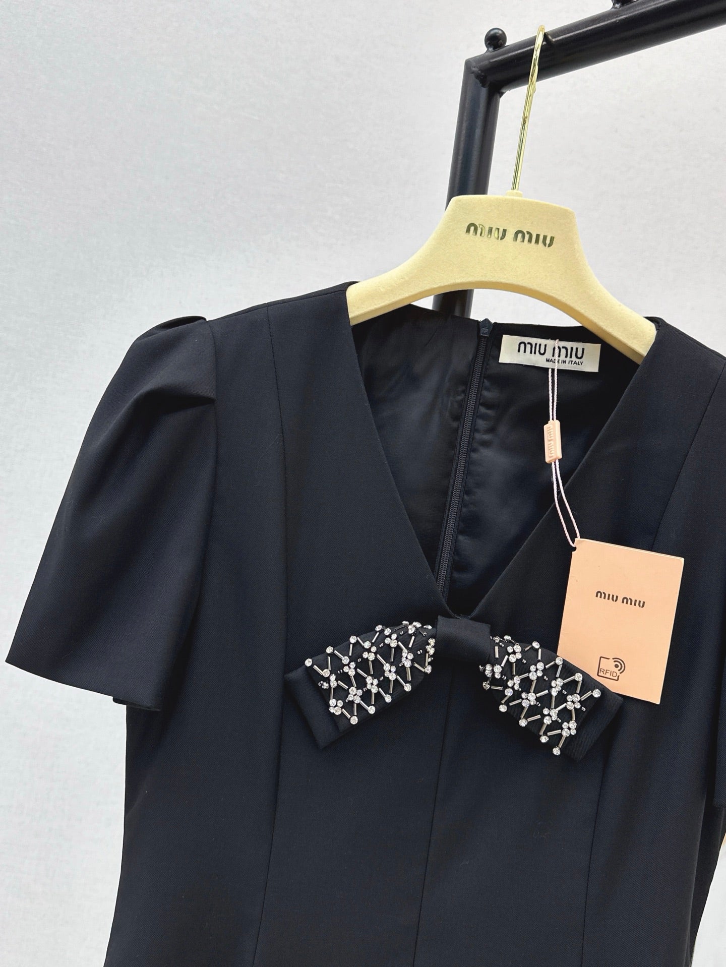 M 25ss rhinestone dress
