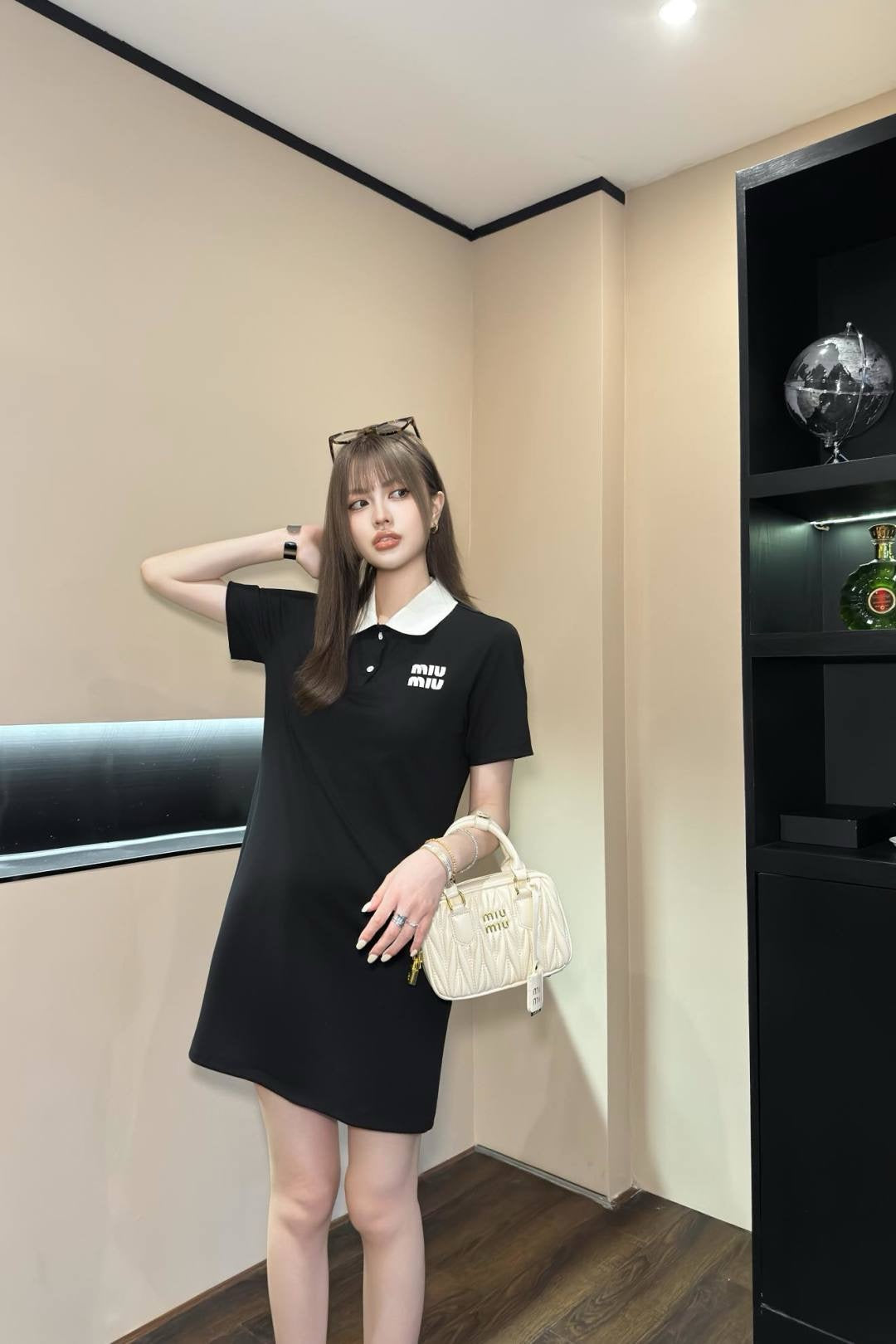 Mi 25ss embroidered dress