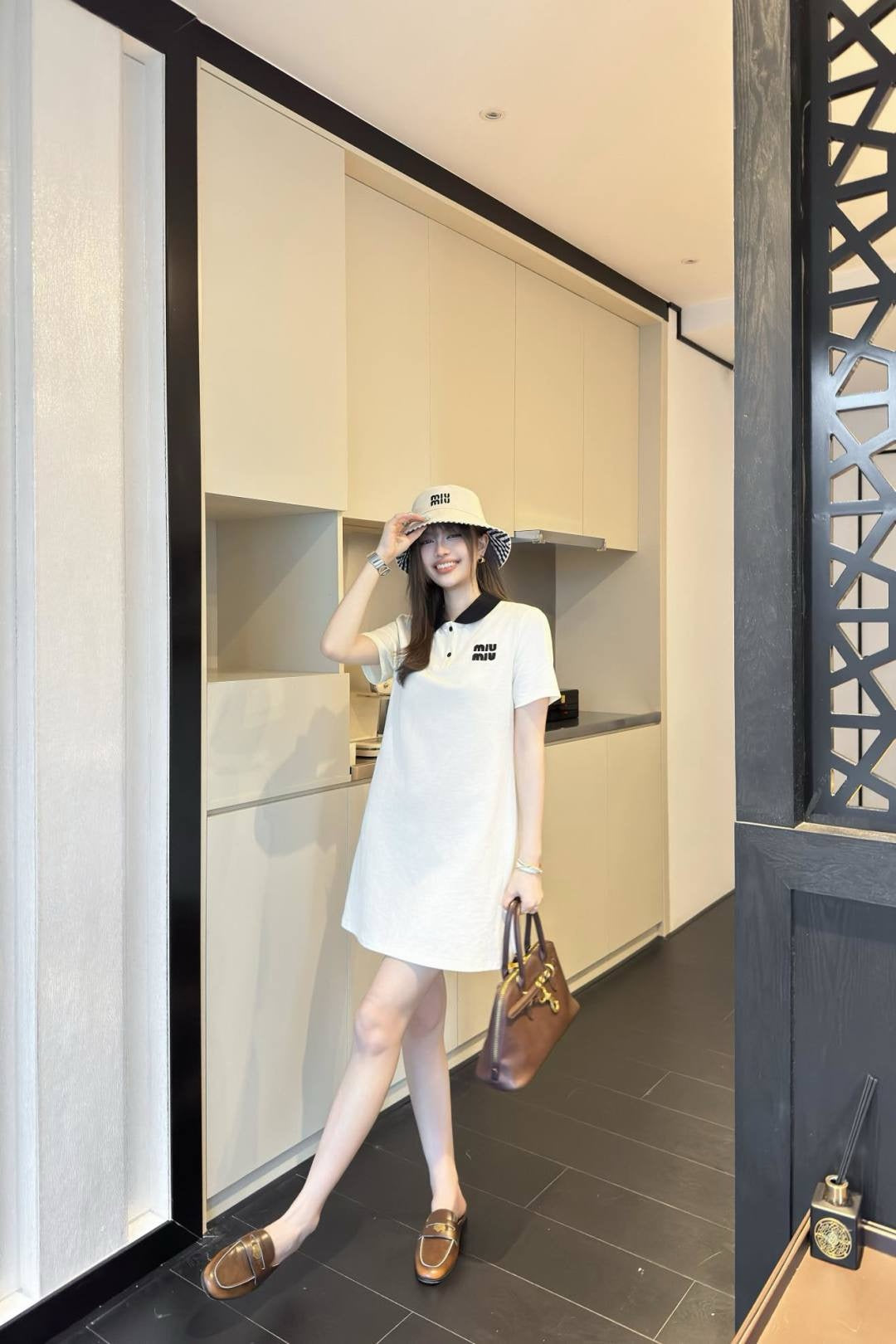 Mi 25ss embroidered dress