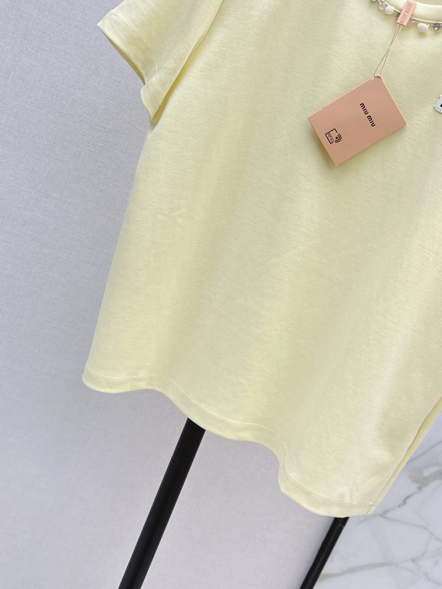 Mi 25ss rhinestone t-shirt
