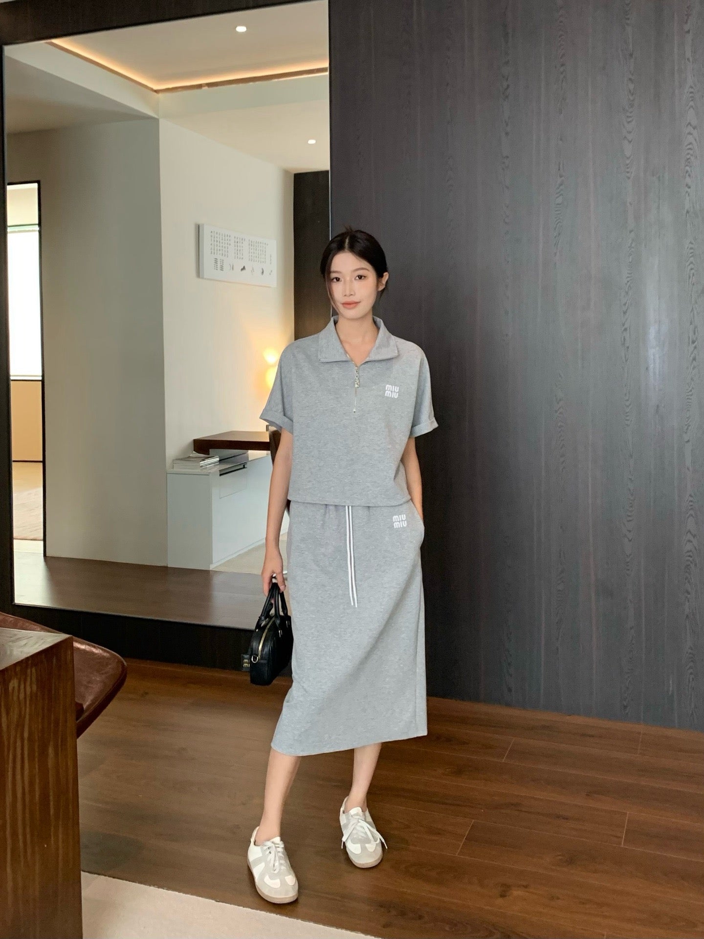 Mi 25ss skirt set