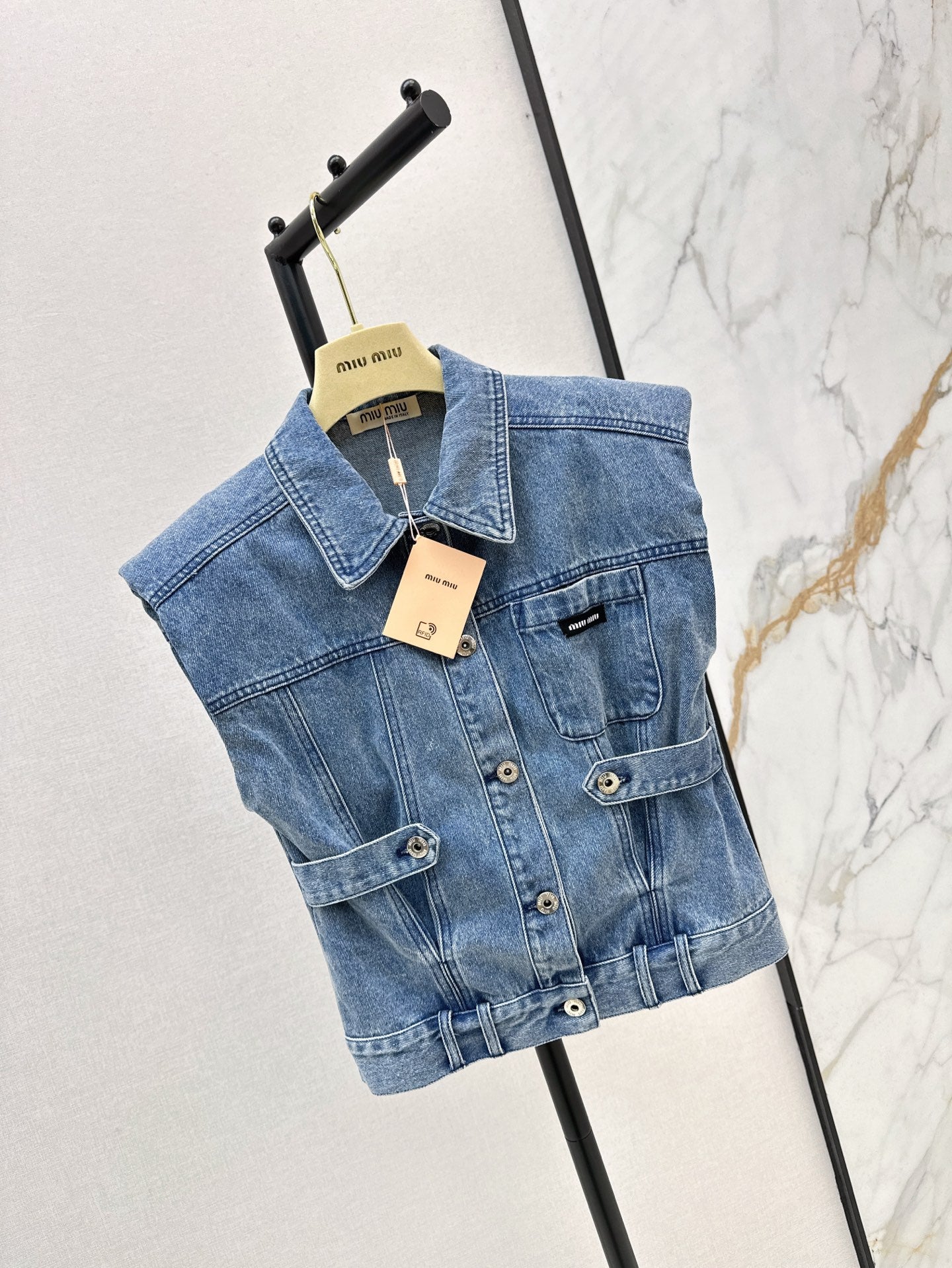 M 25ss denim vest