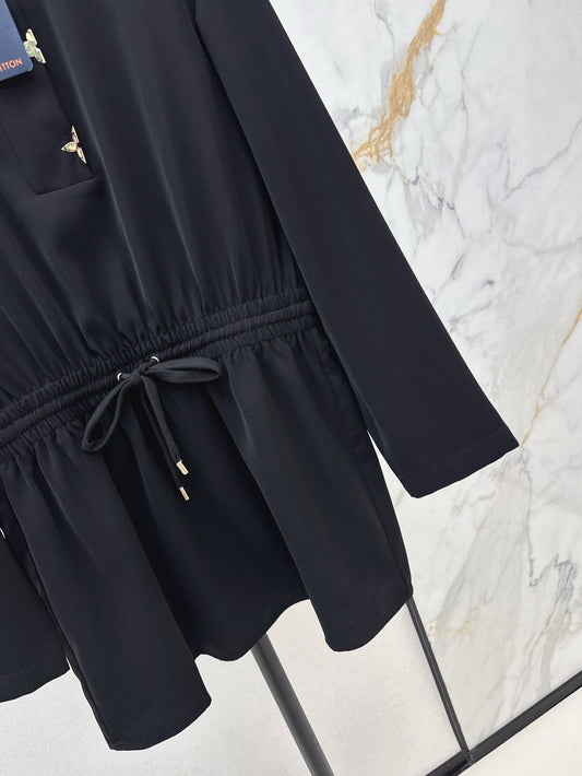 L 25ss drawstring dress