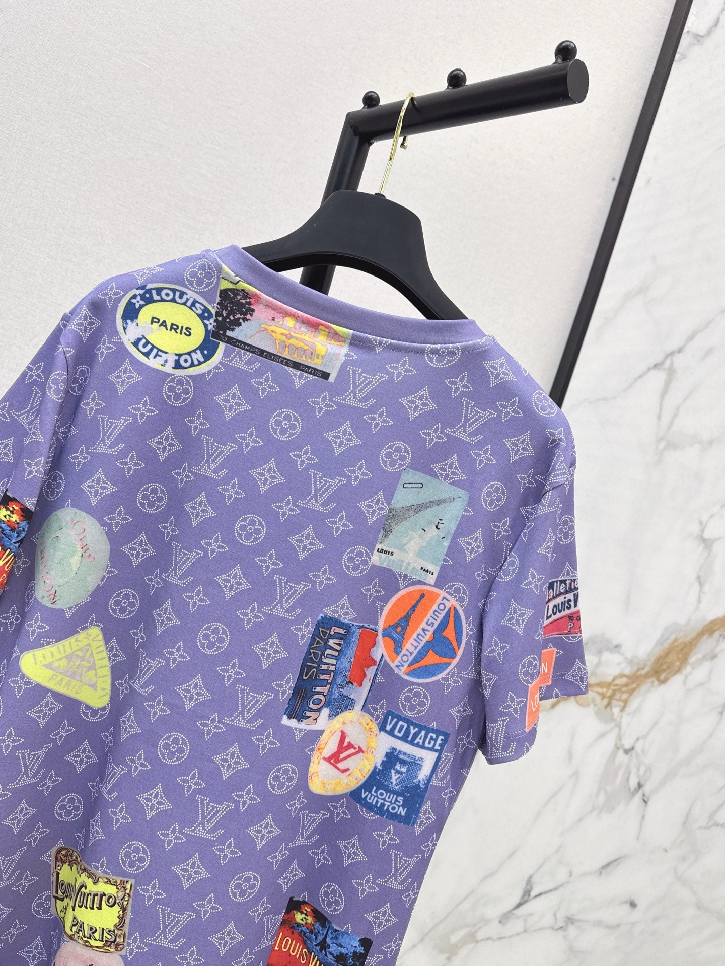 L 25ss print t-shirt