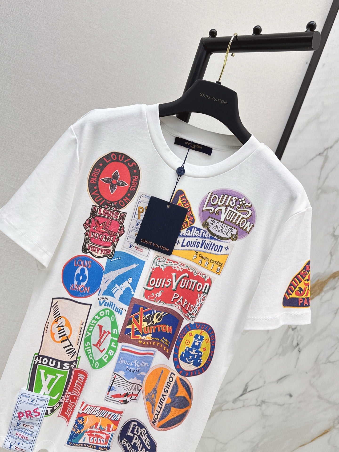 L 25ss print t-shirt