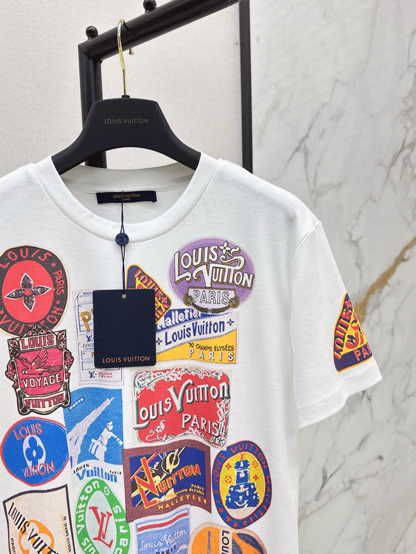 L 25ss print t-shirt