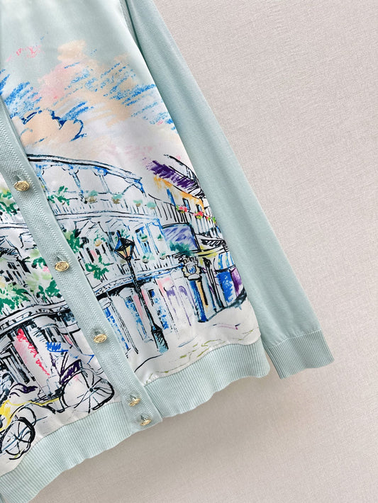 H 25ss tencel cardigan