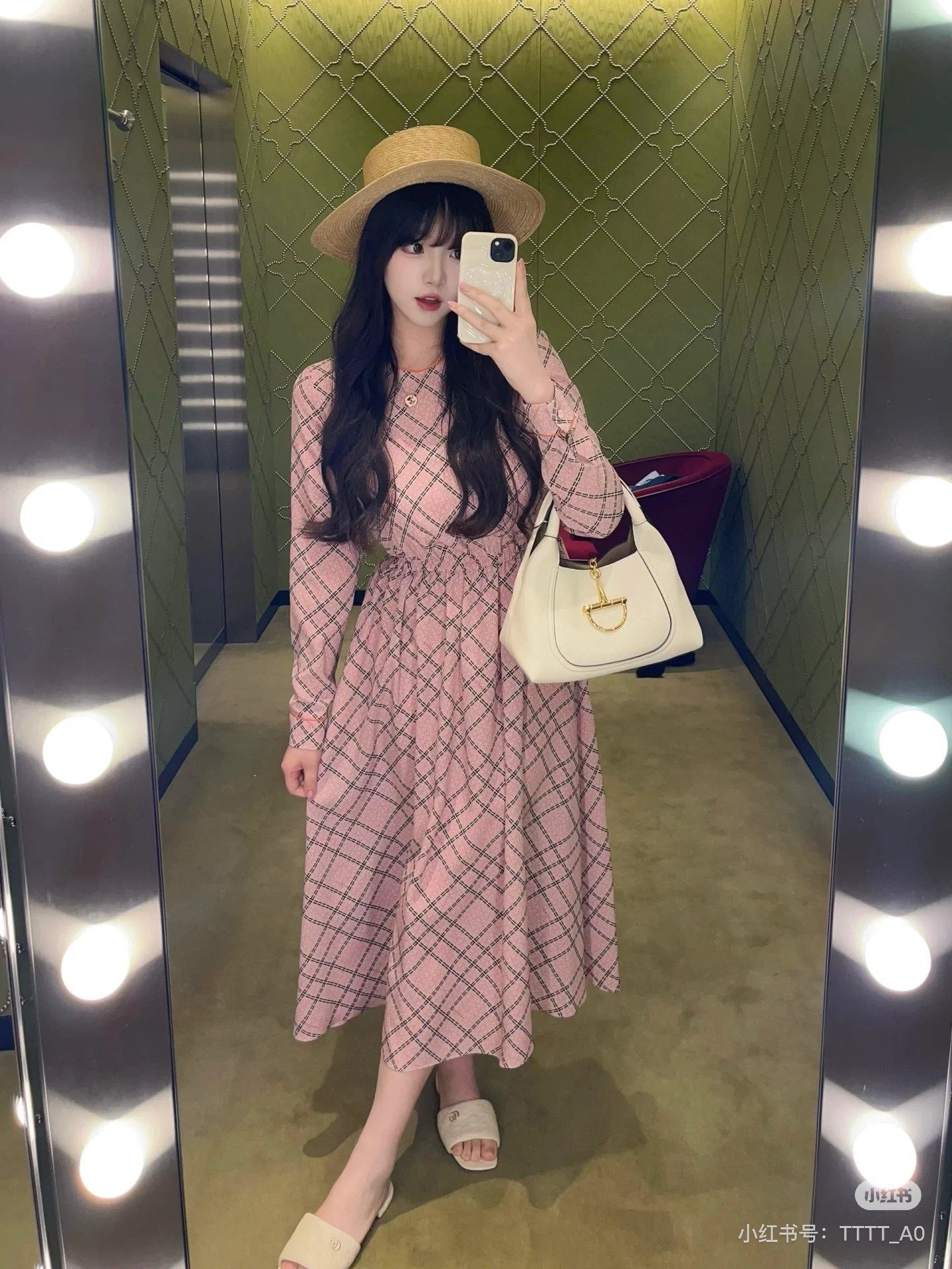 G 25ss silk dress