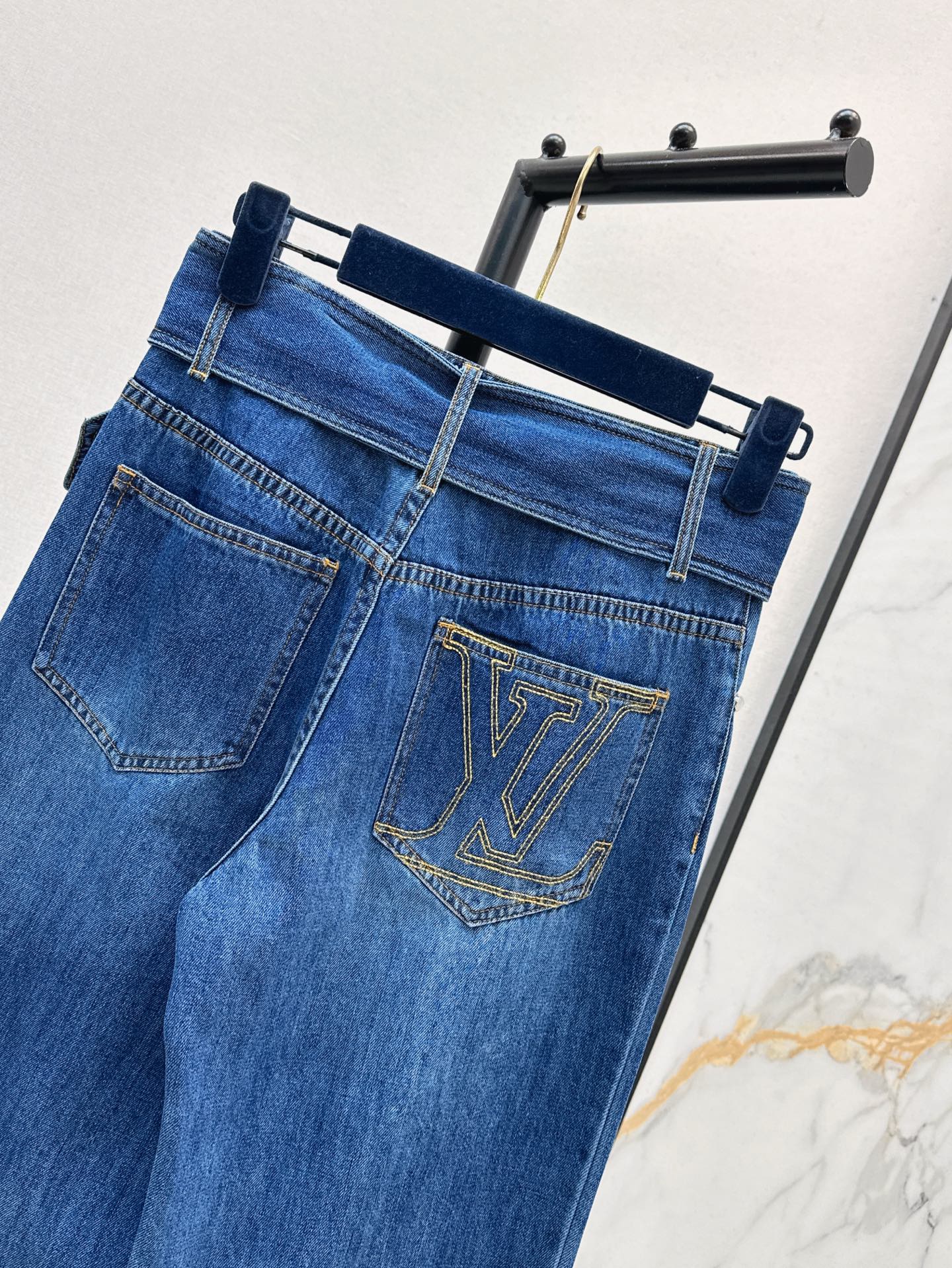 L 25ss belt jeans