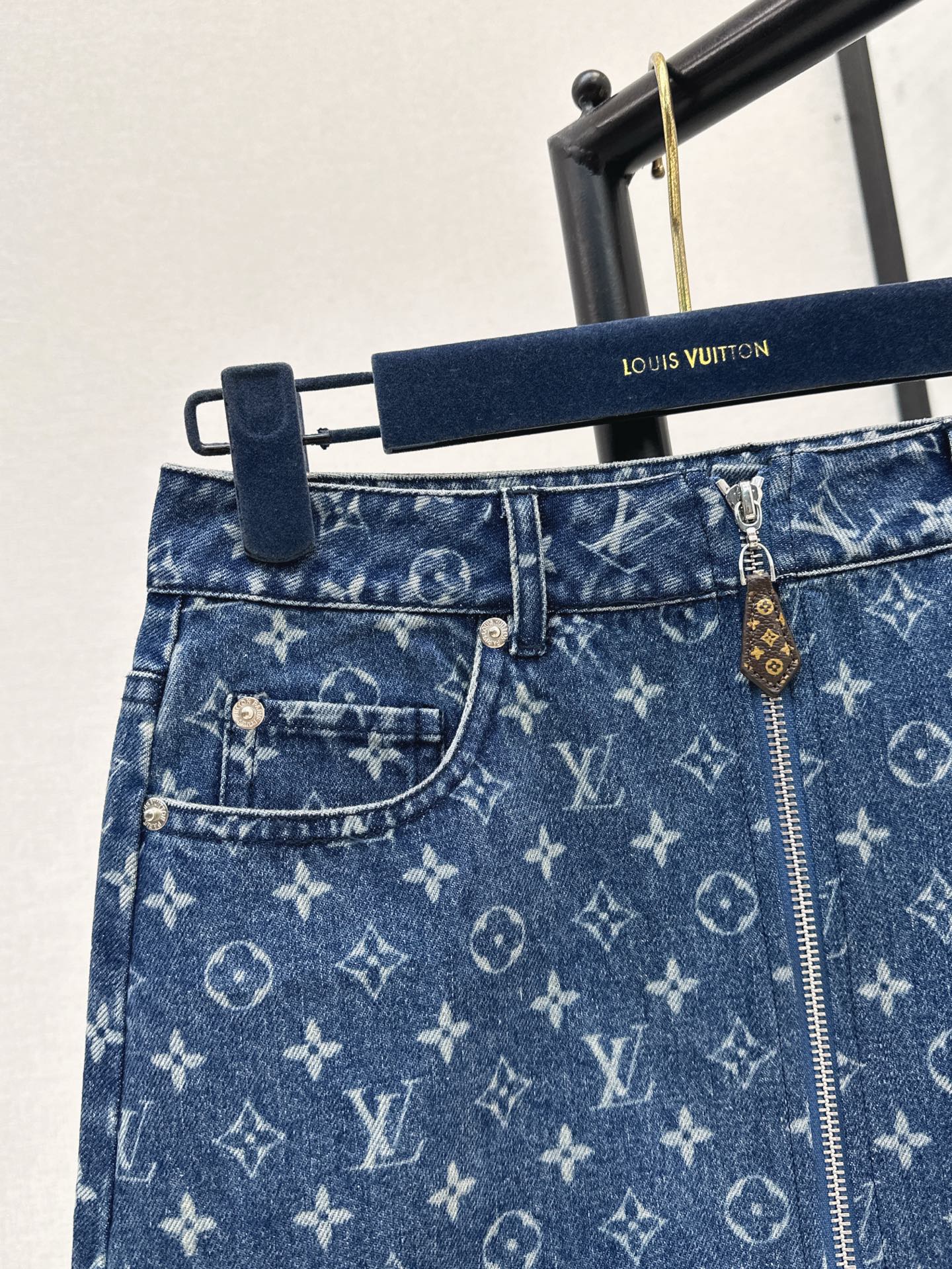 L 25ss denim skirt