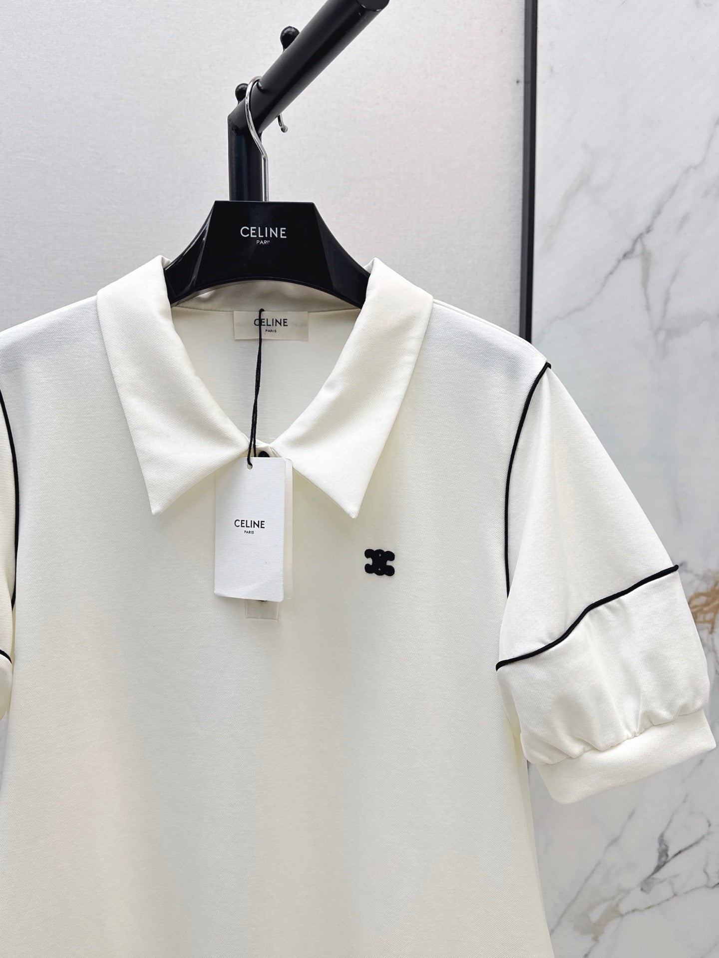 Ce 25ss embroidered dress