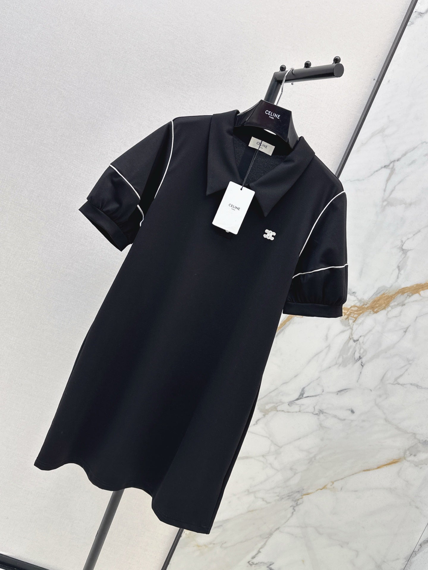 Ce 25ss embroidered dress