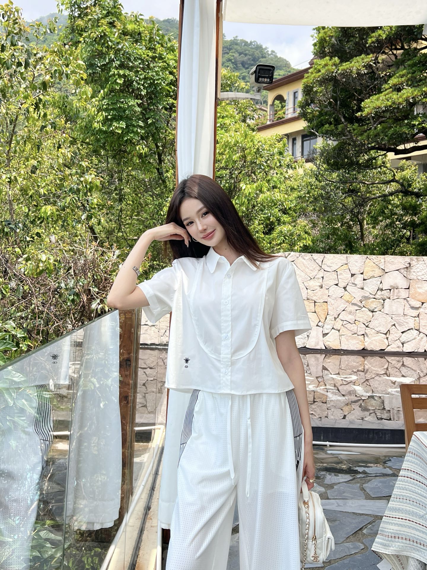 Dio 25ss embroidered shirt