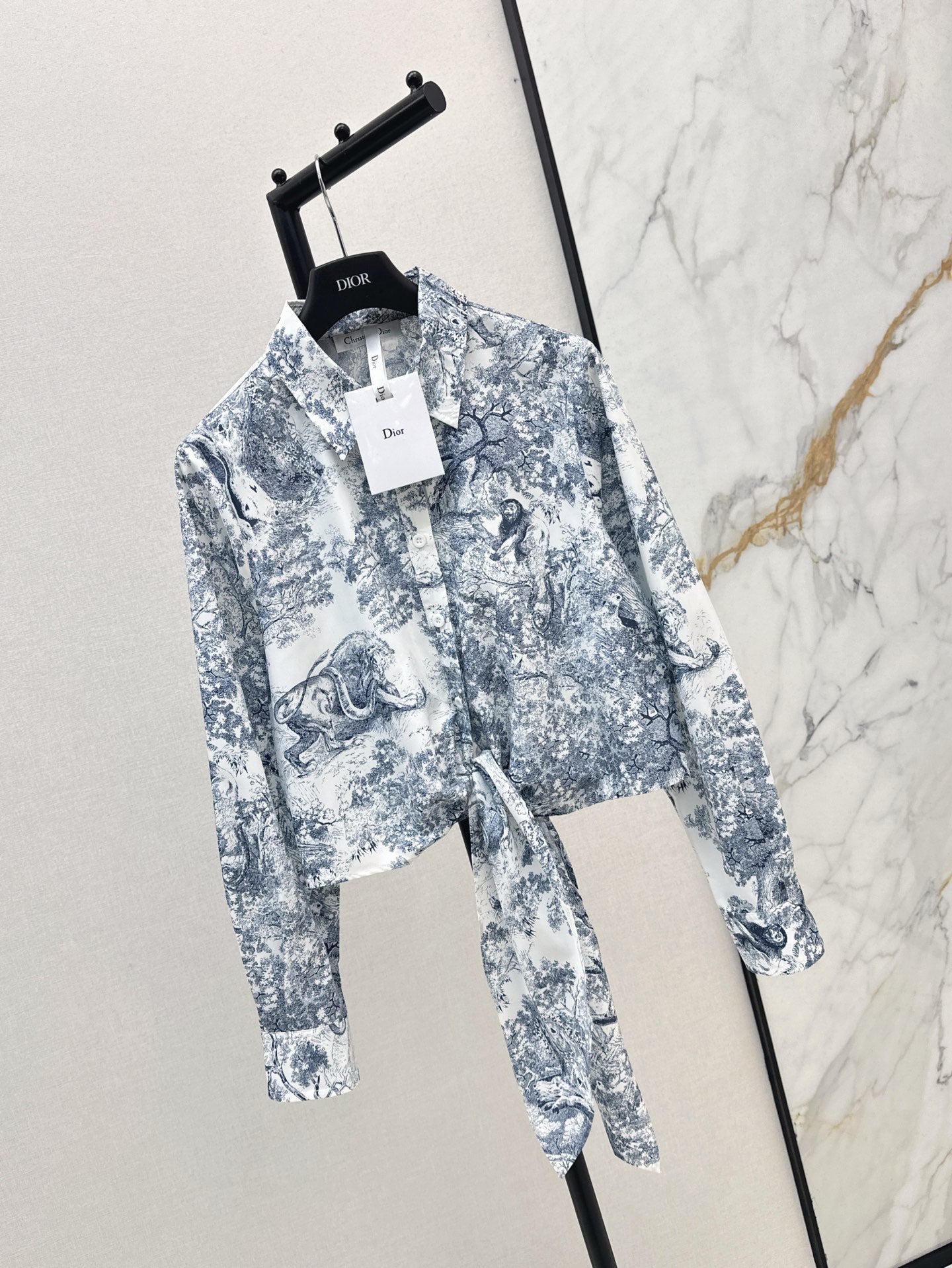 D 25ss print shirt