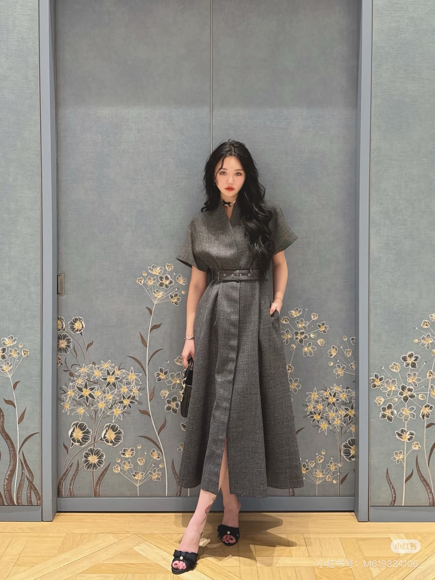 CD 25SS Drop shoulder dress