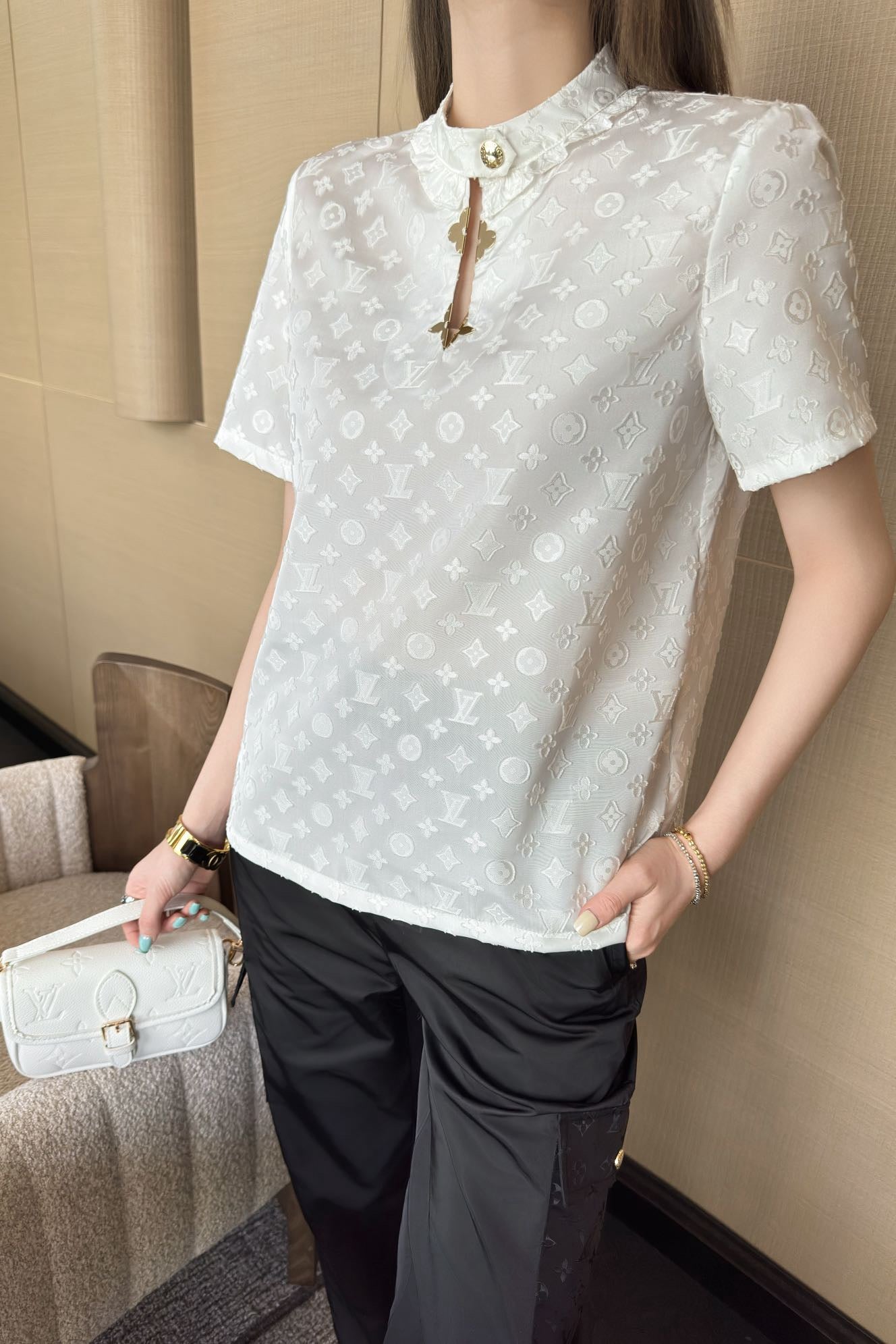 L 25SS Jacquard shirt