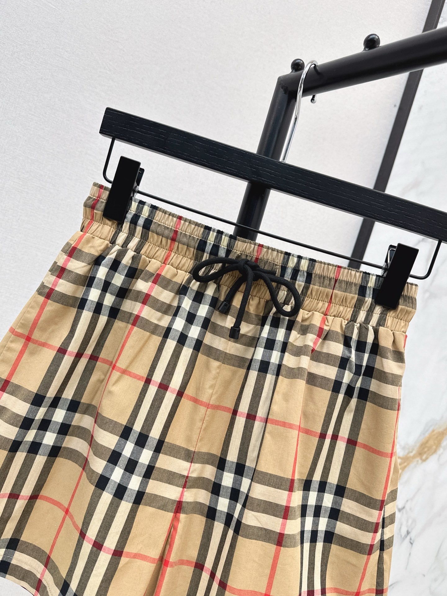 Bur 25SS Plaid shorts