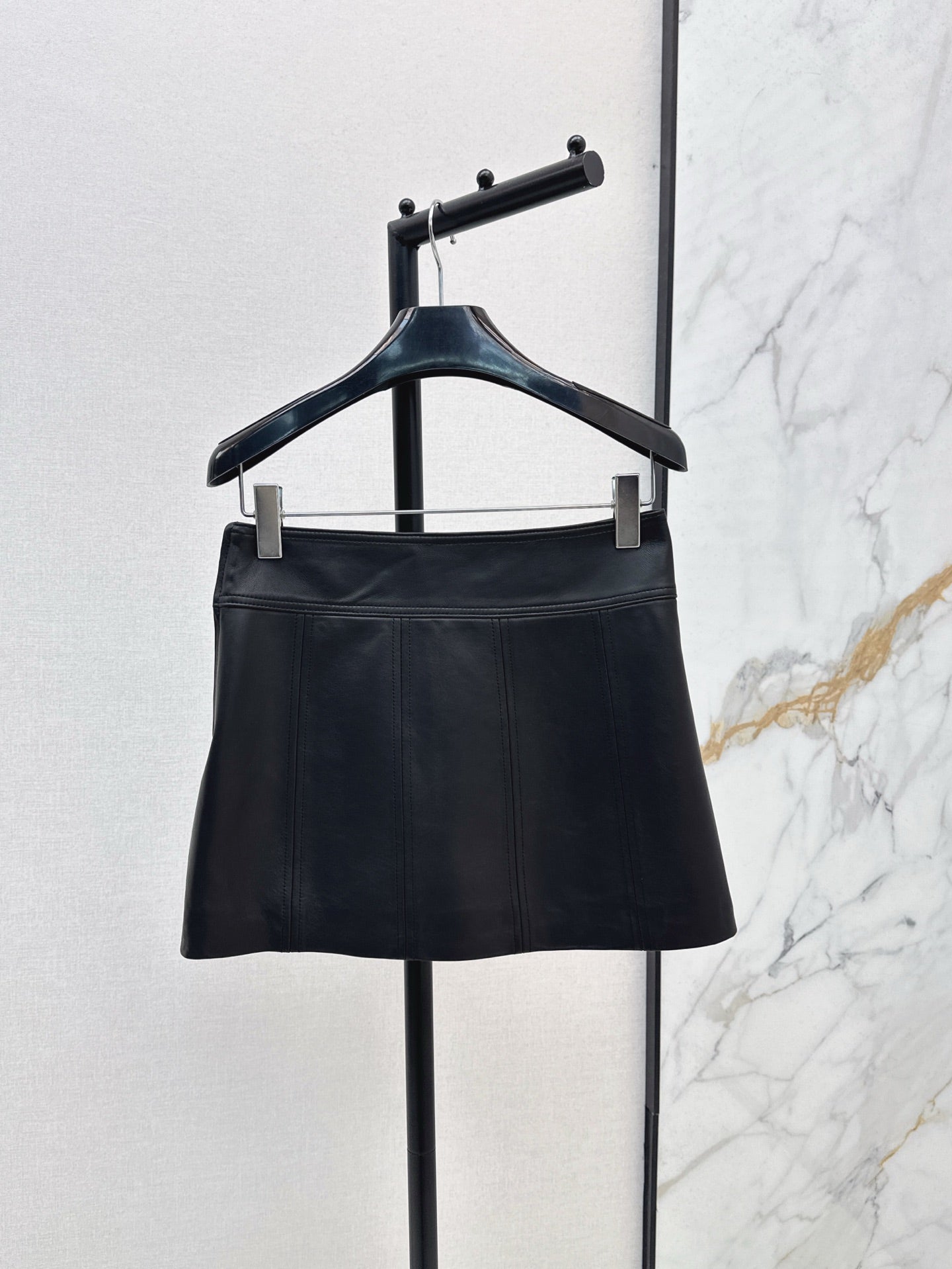Ce 25ss leather skirt