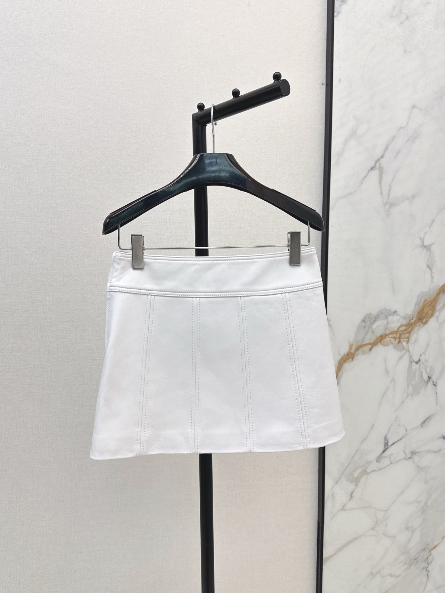 Ce 25ss leather skirt