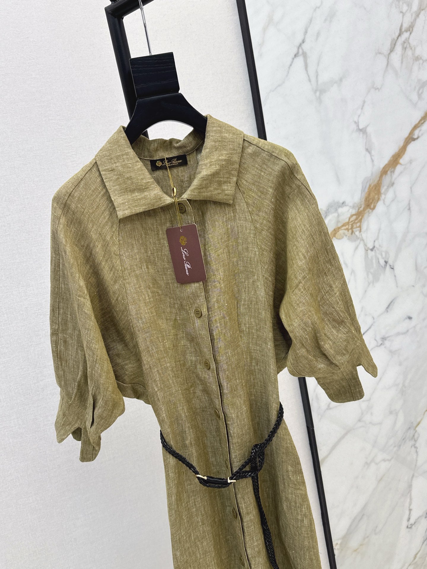 Loro 25ss linen dress