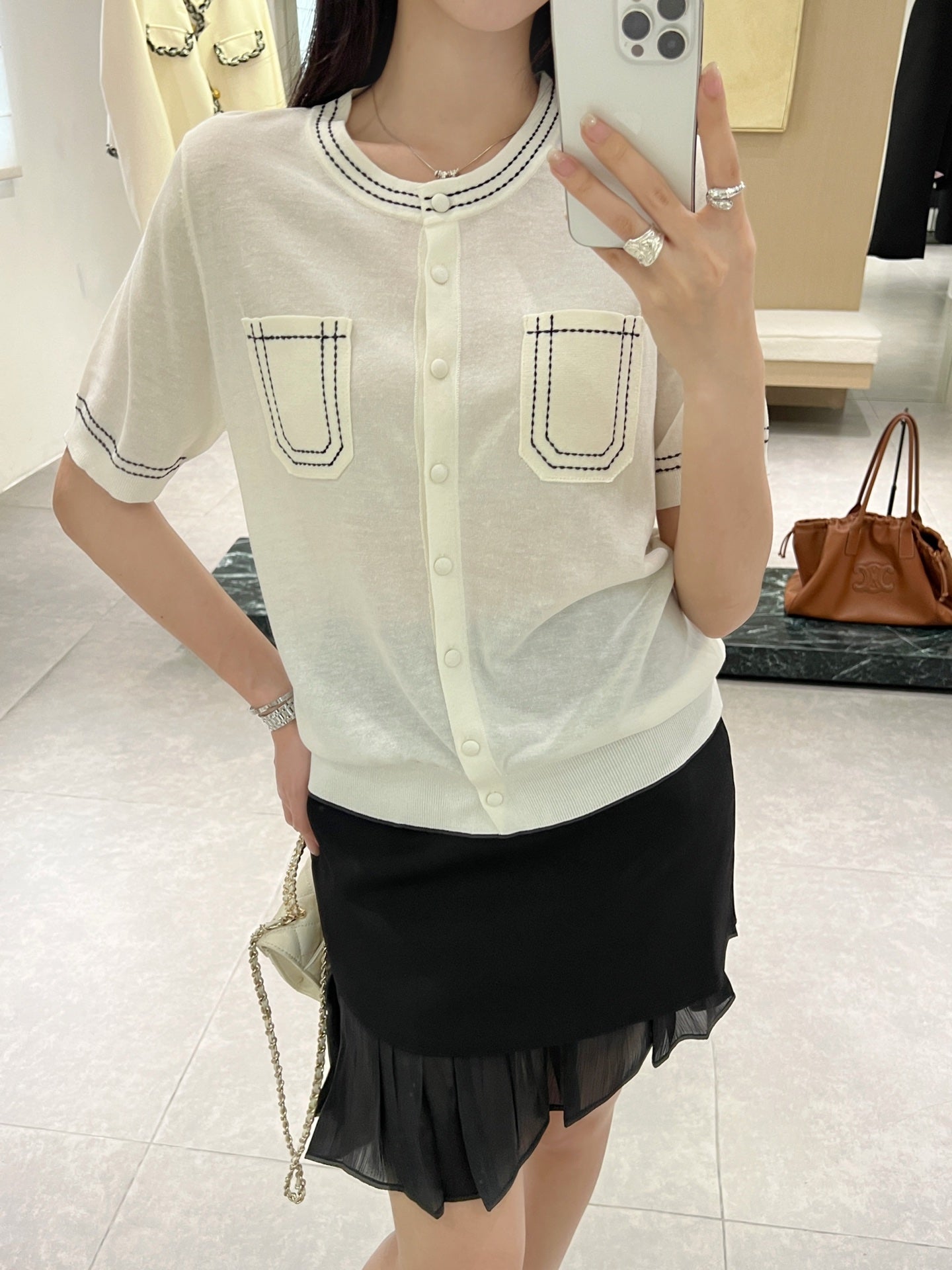 max 25ss knit cardigan