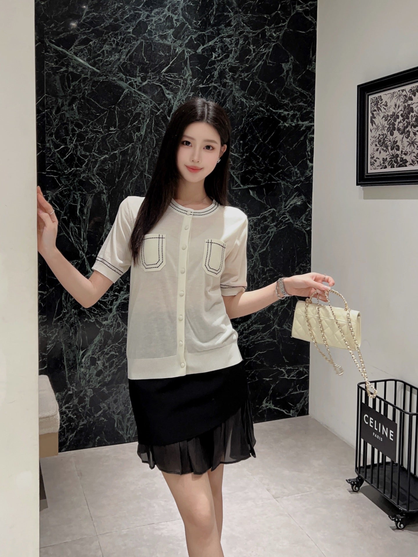 max 25ss knit cardigan