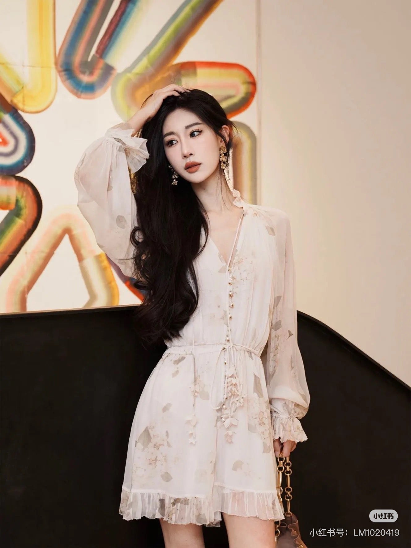 zimm 25ss print dress