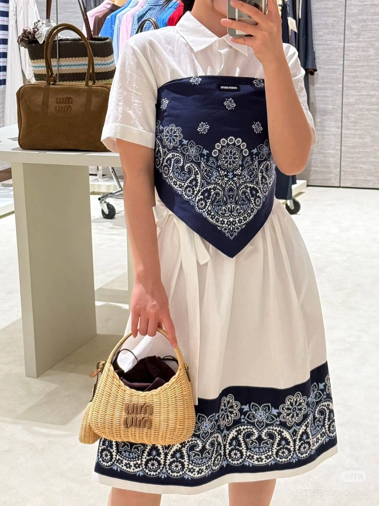 Mi 25ss print dress