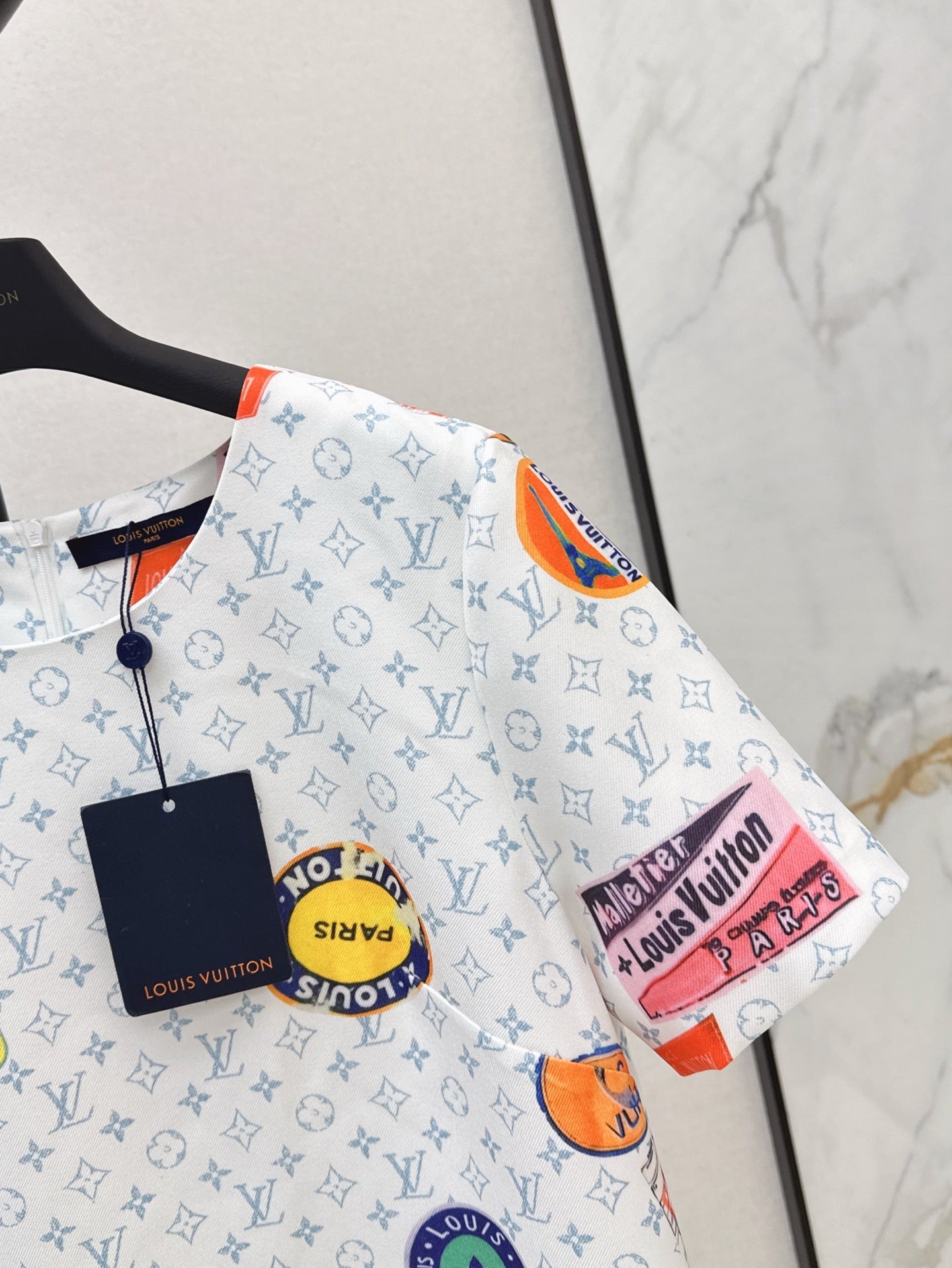 L 25ss print dress