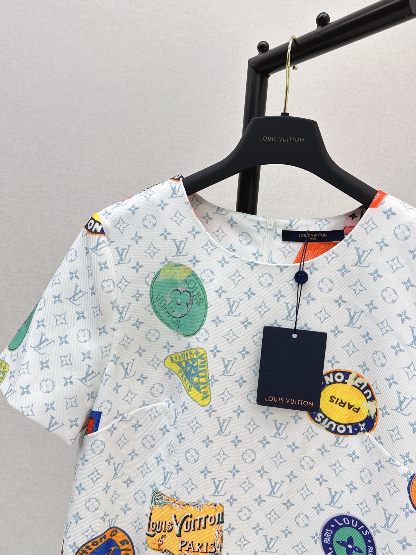 L 25ss print dress