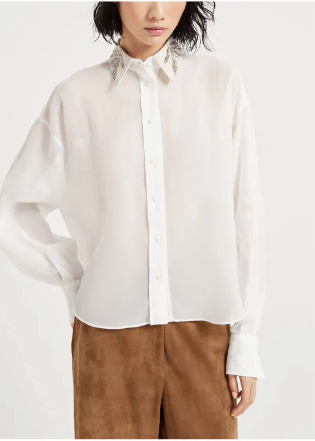 bru 25ss embroidered shirt