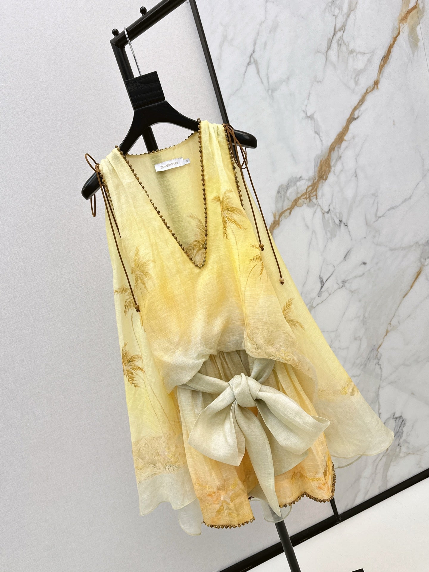 Zimm 25ss linen silk dress