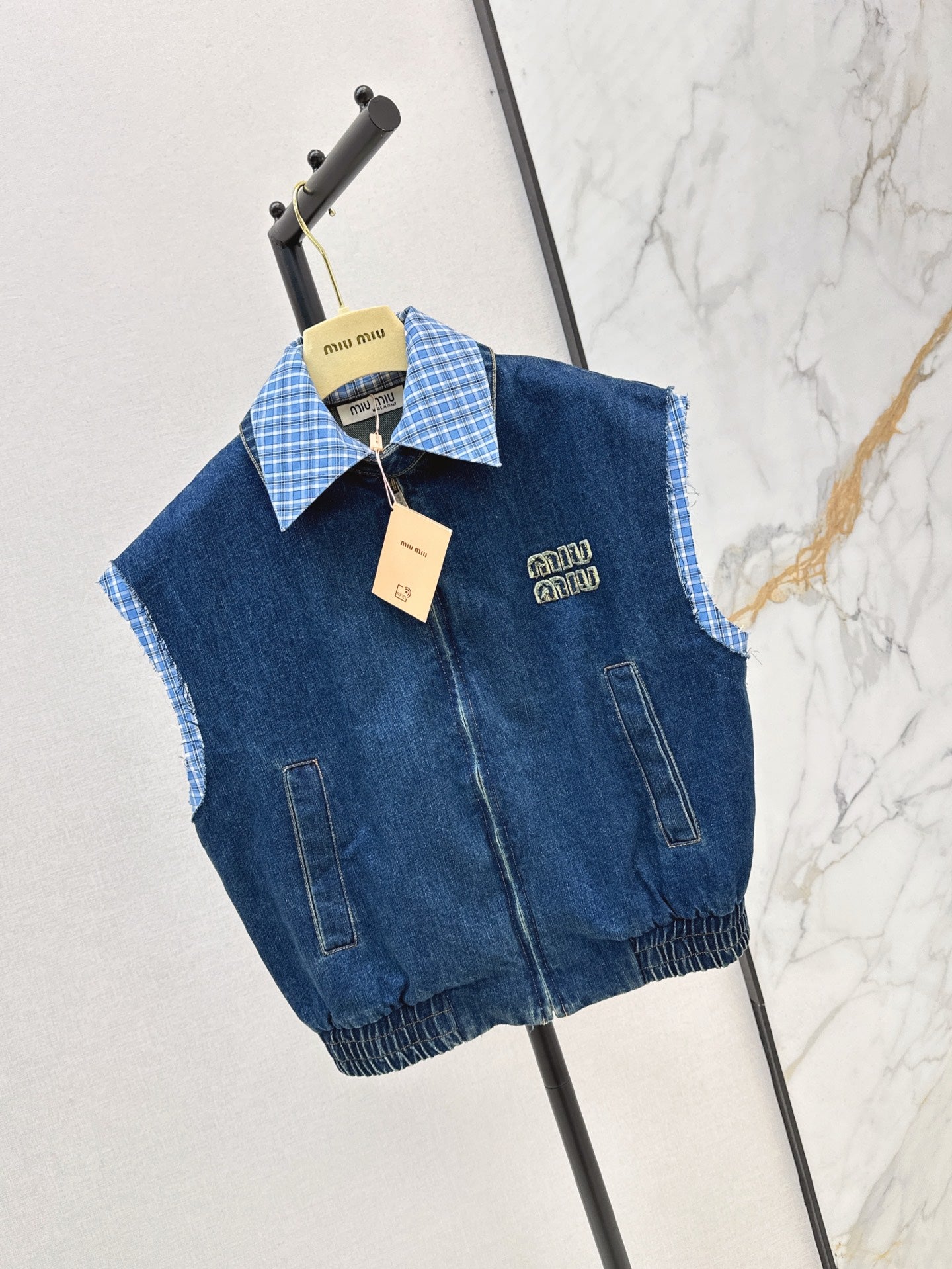 Miu 25ss denim vest