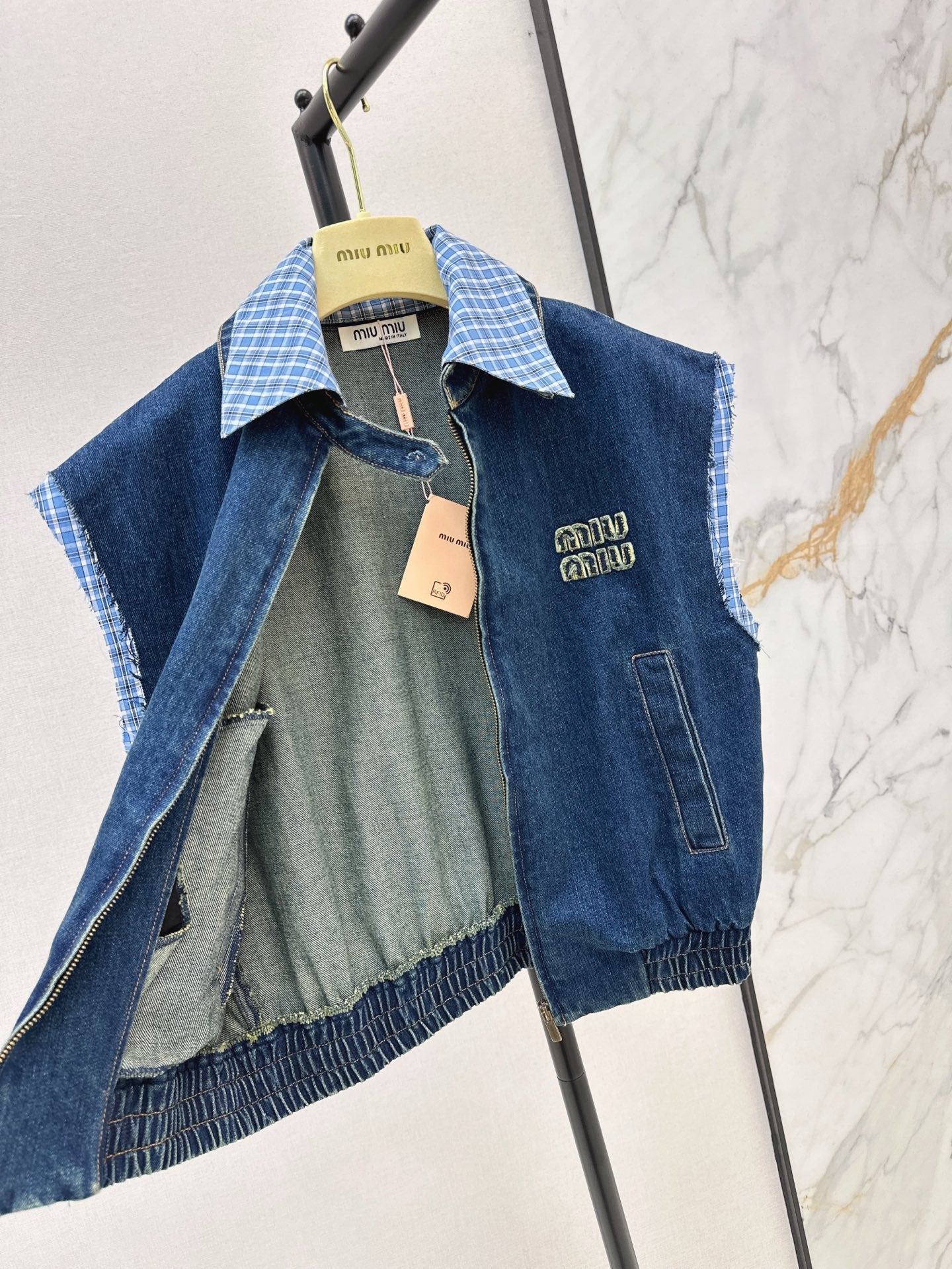 Miu 25ss denim vest