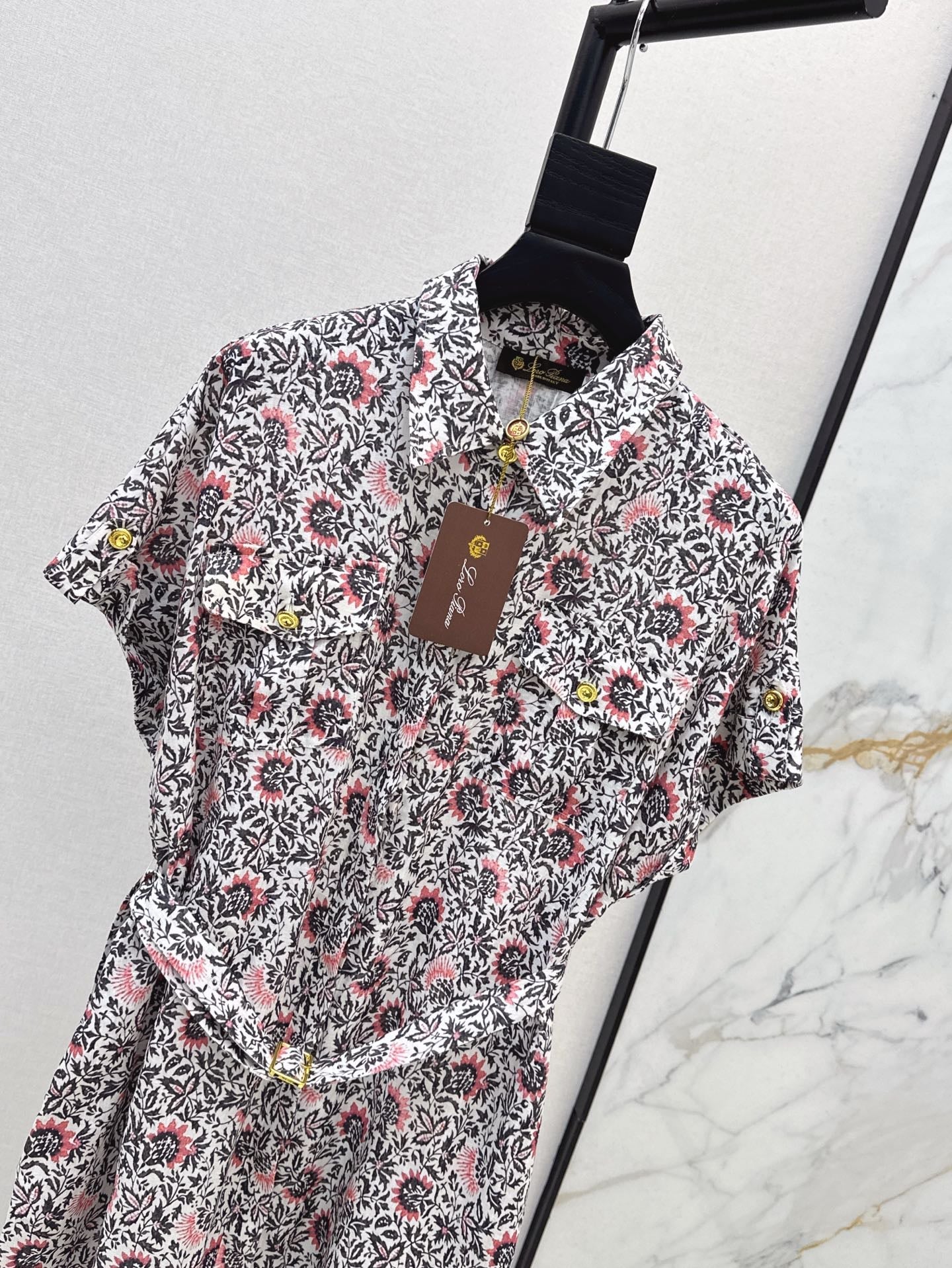 Loro 25ss linen dress