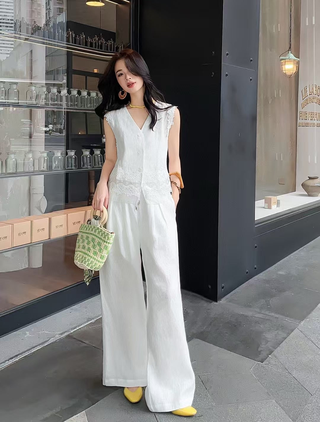 Loro 25ss linen suit