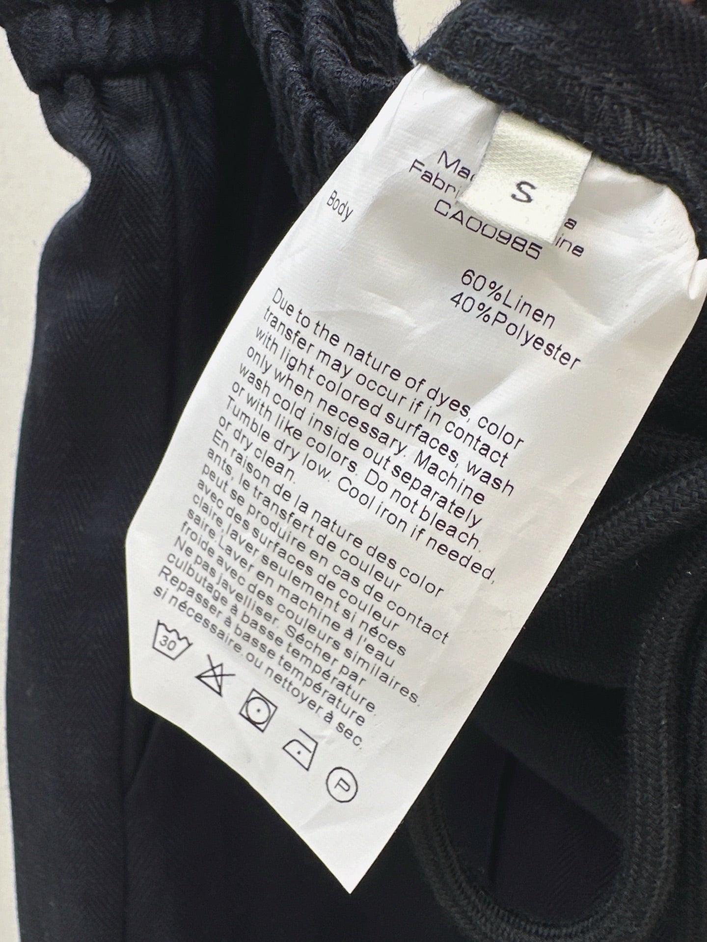 Wang 25ss linen pants