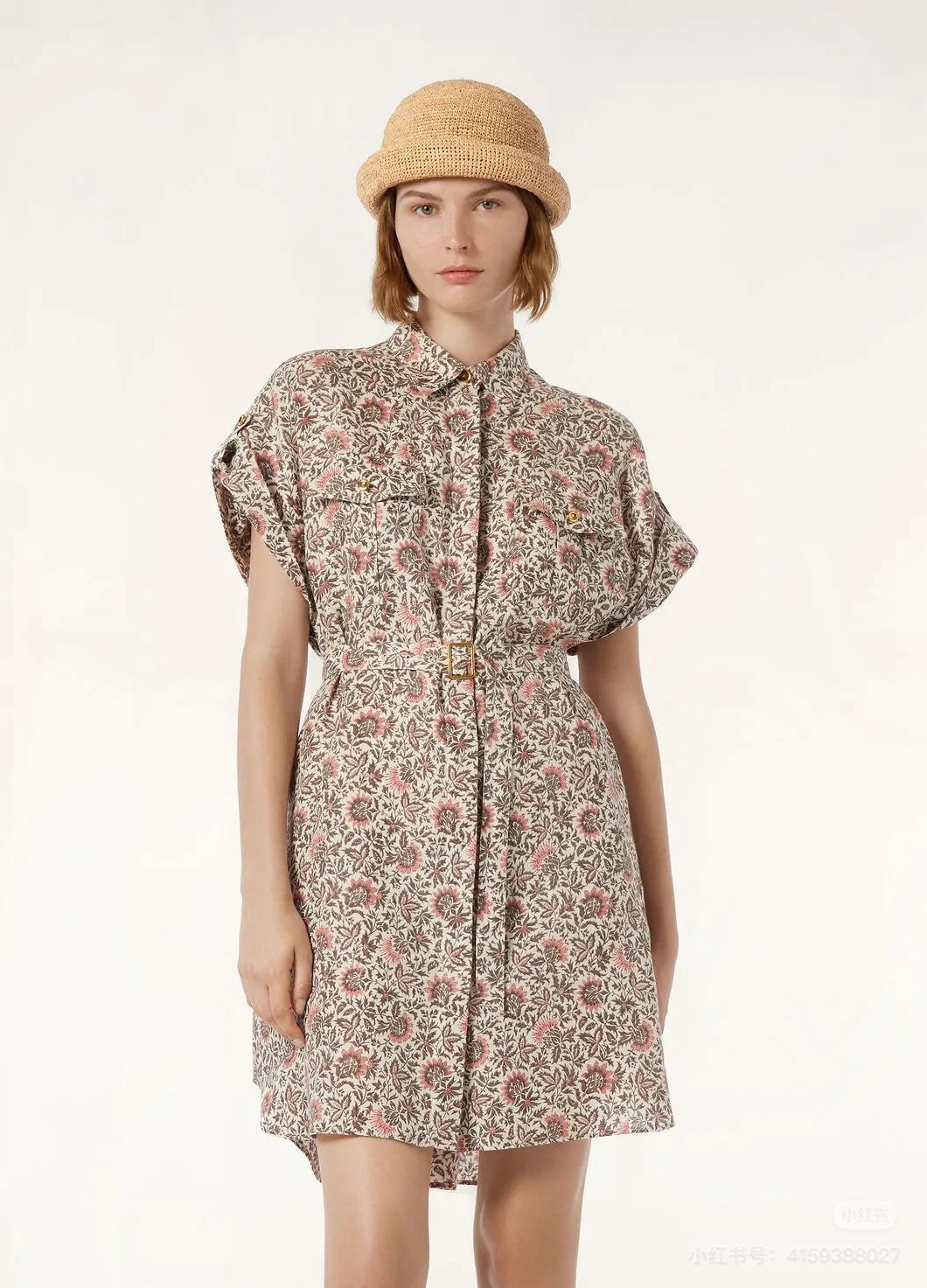 Loro 25ss linen dress
