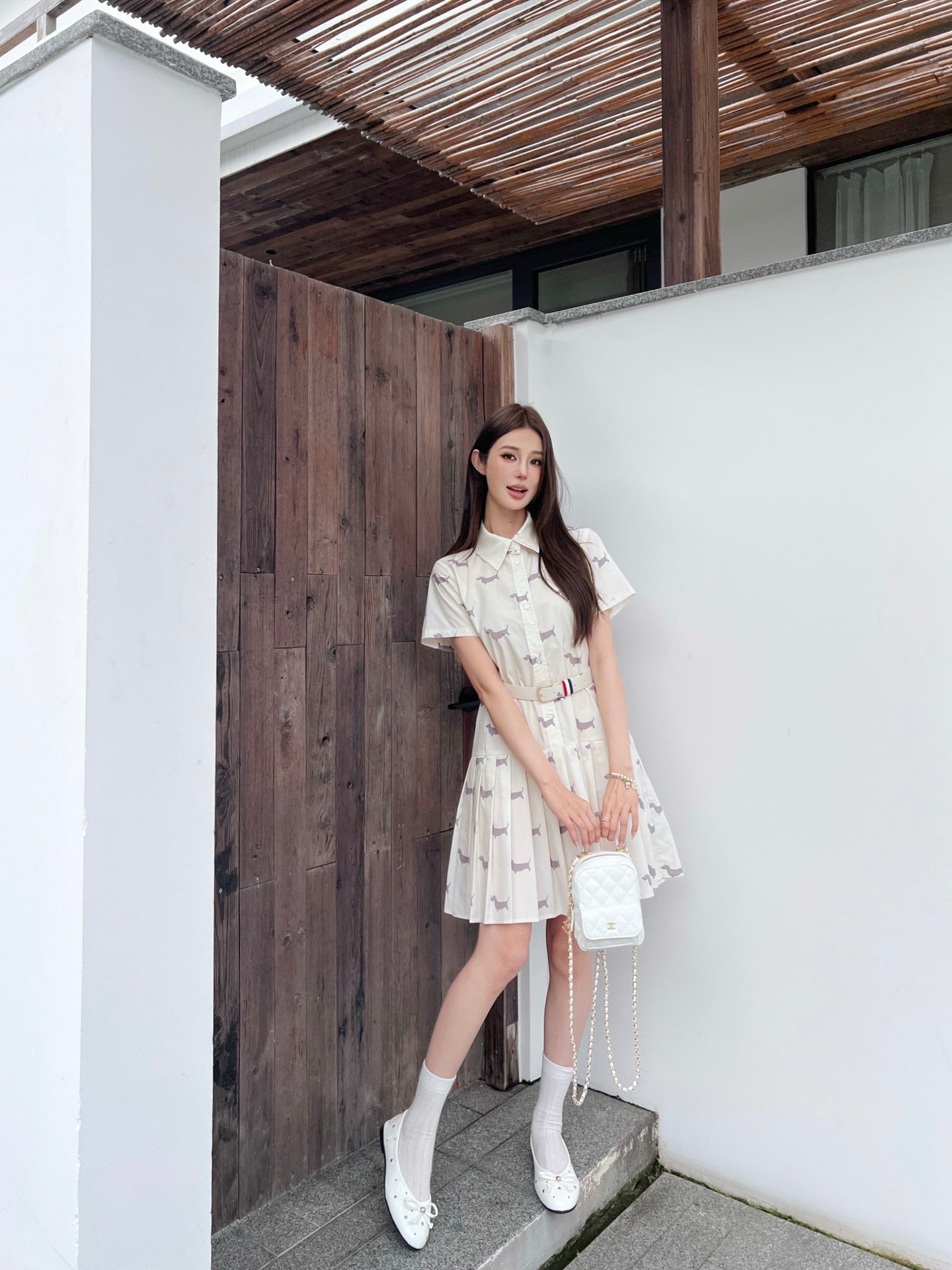 Thom 25ss print dress